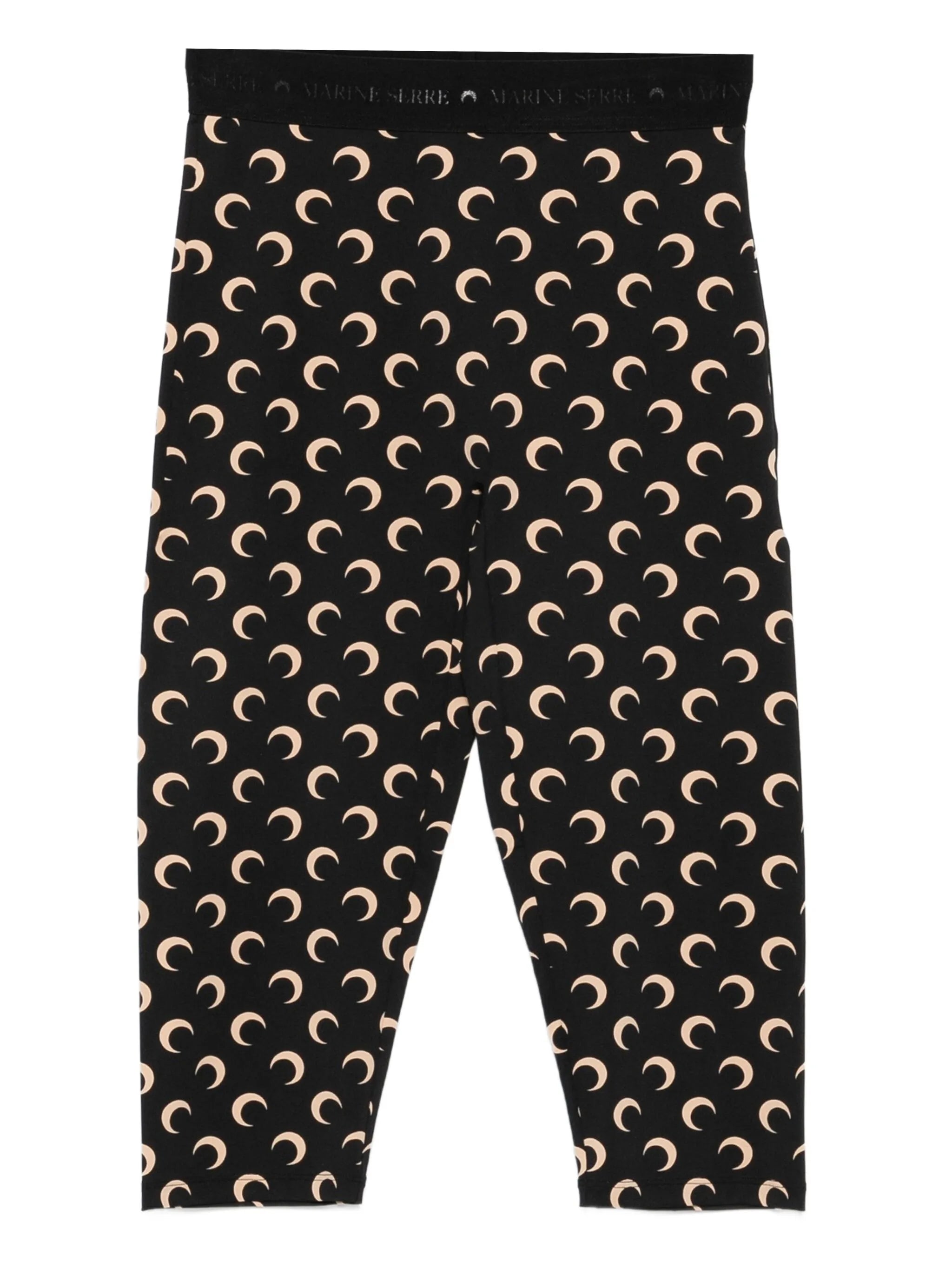 crescent moon-print trousers