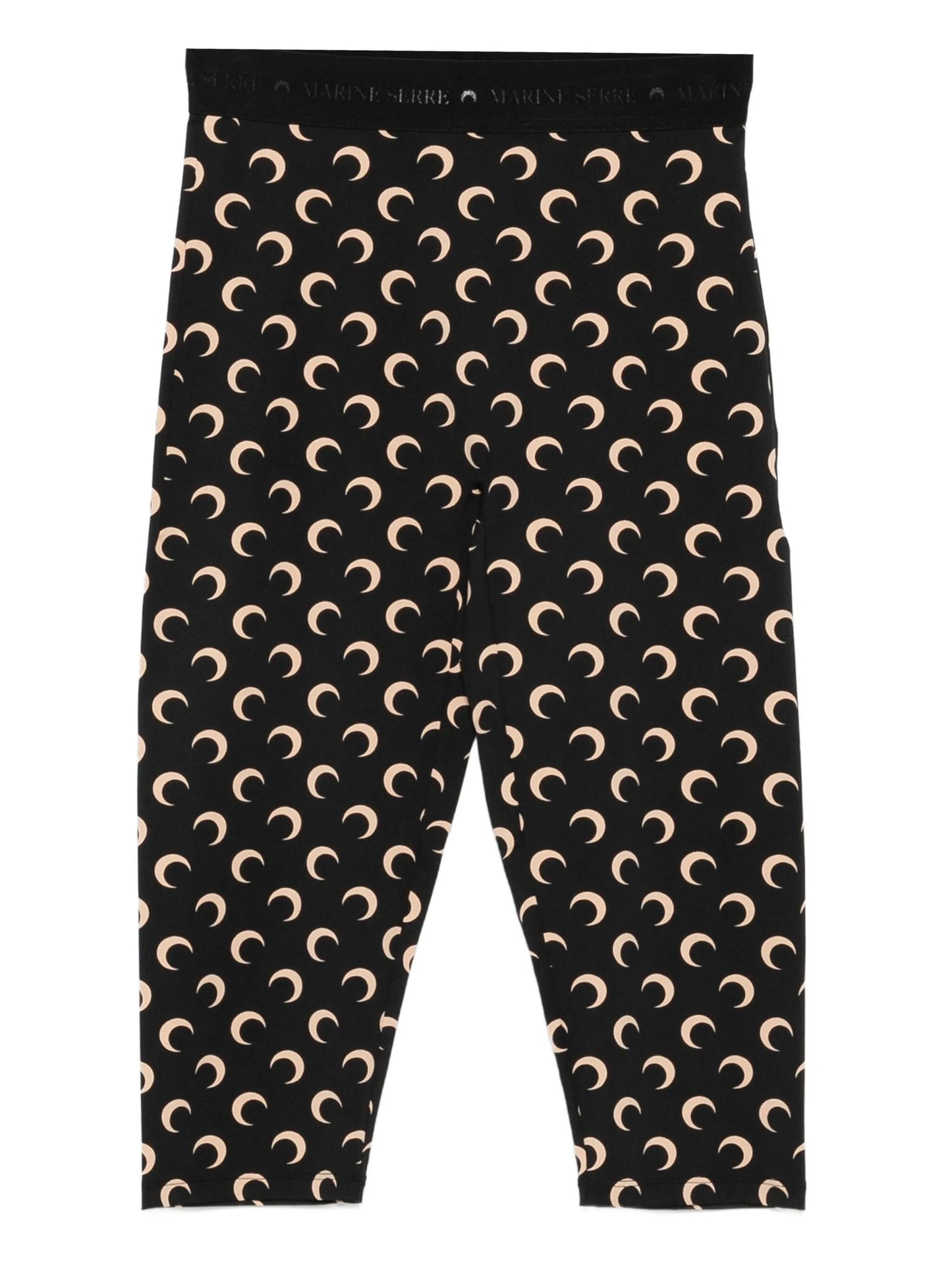 crescent moon-print trousers