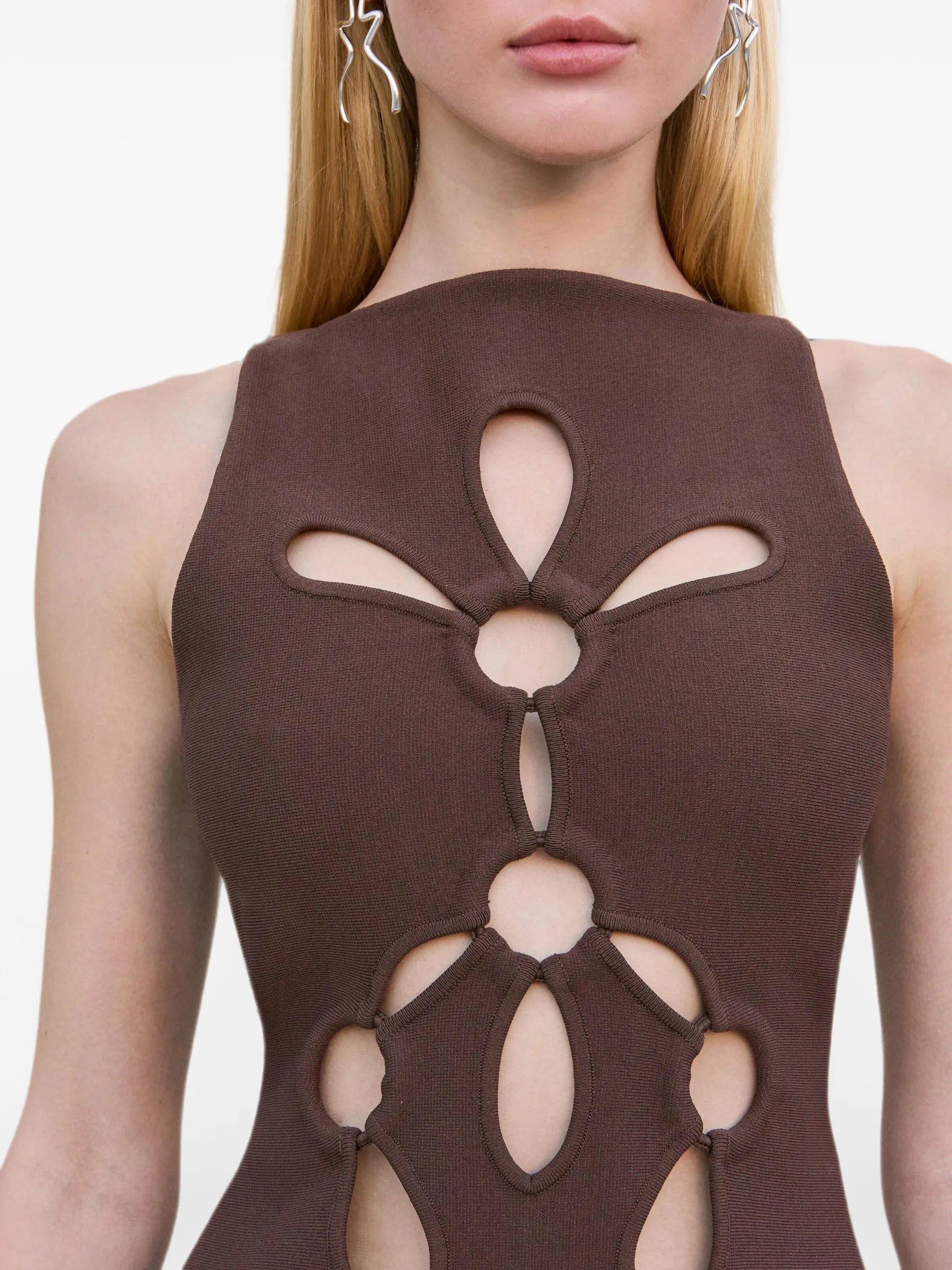 Franco cut-out mini dress