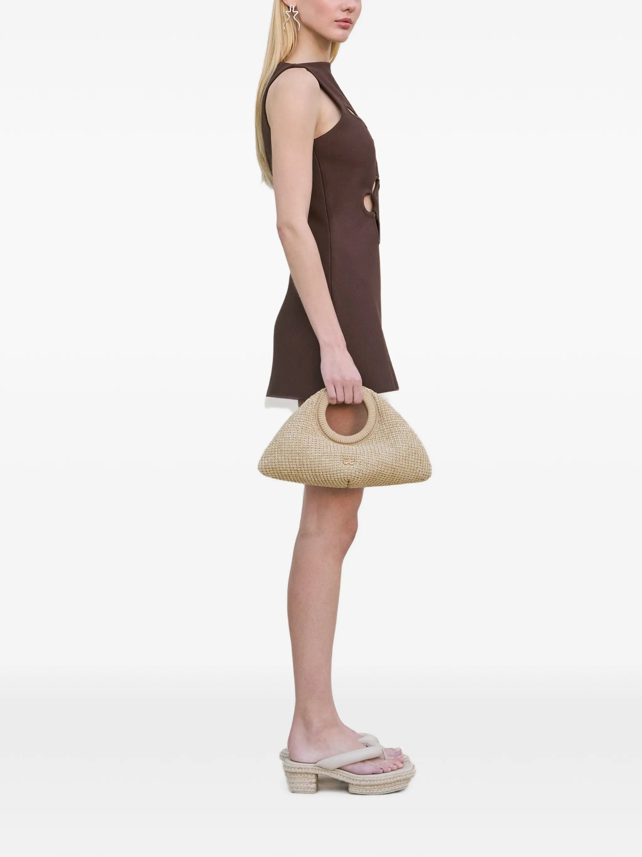 Franco cut-out mini dress