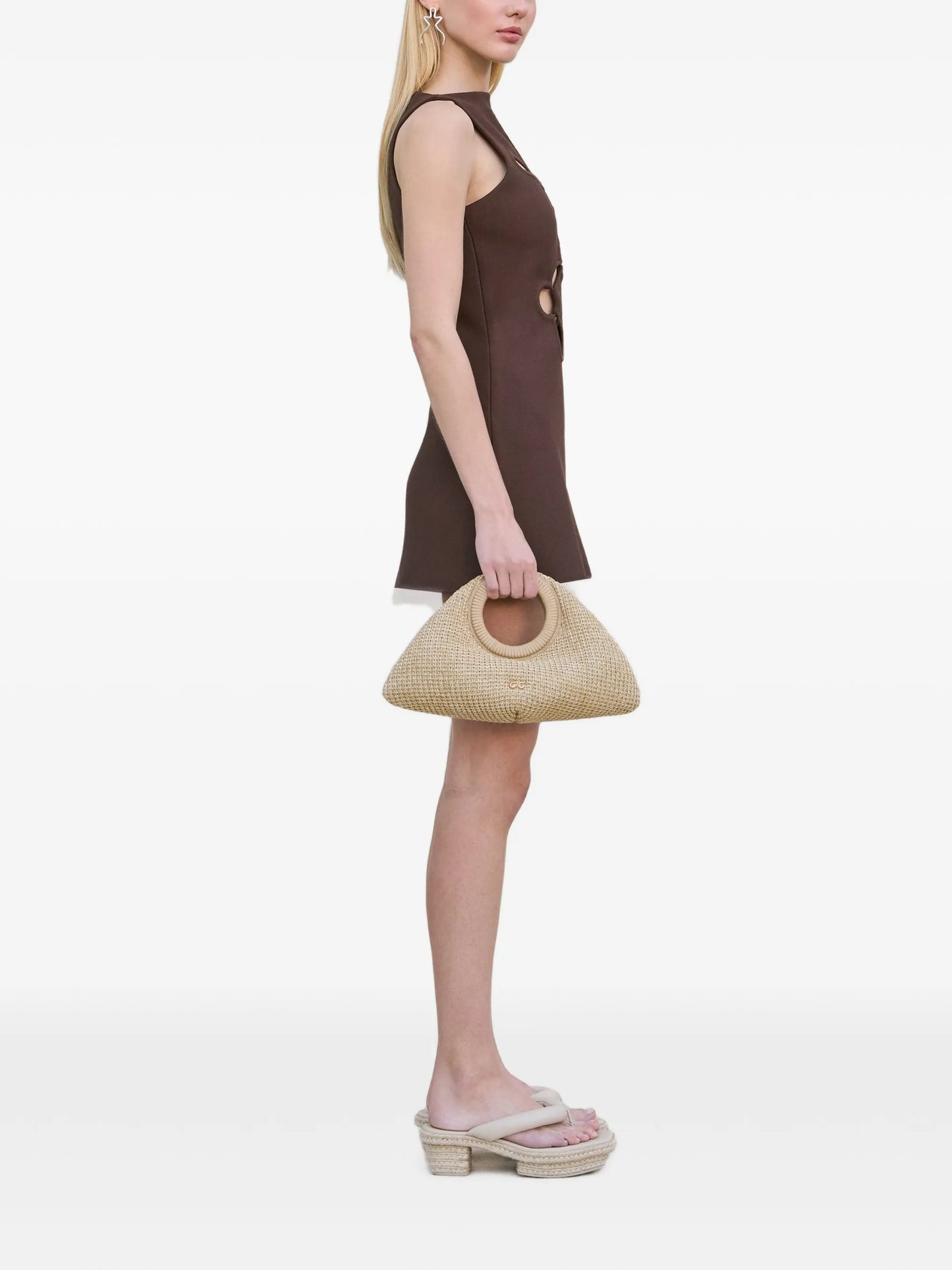 Franco cut-out mini dress