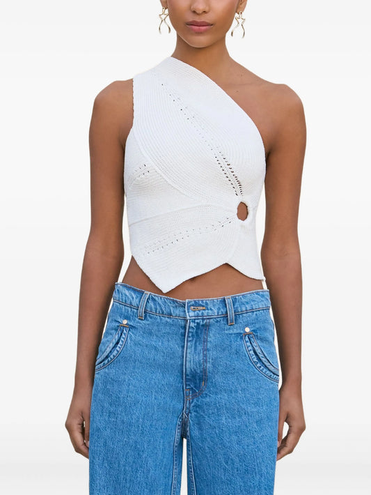 Deneuve one-shoulder tank top