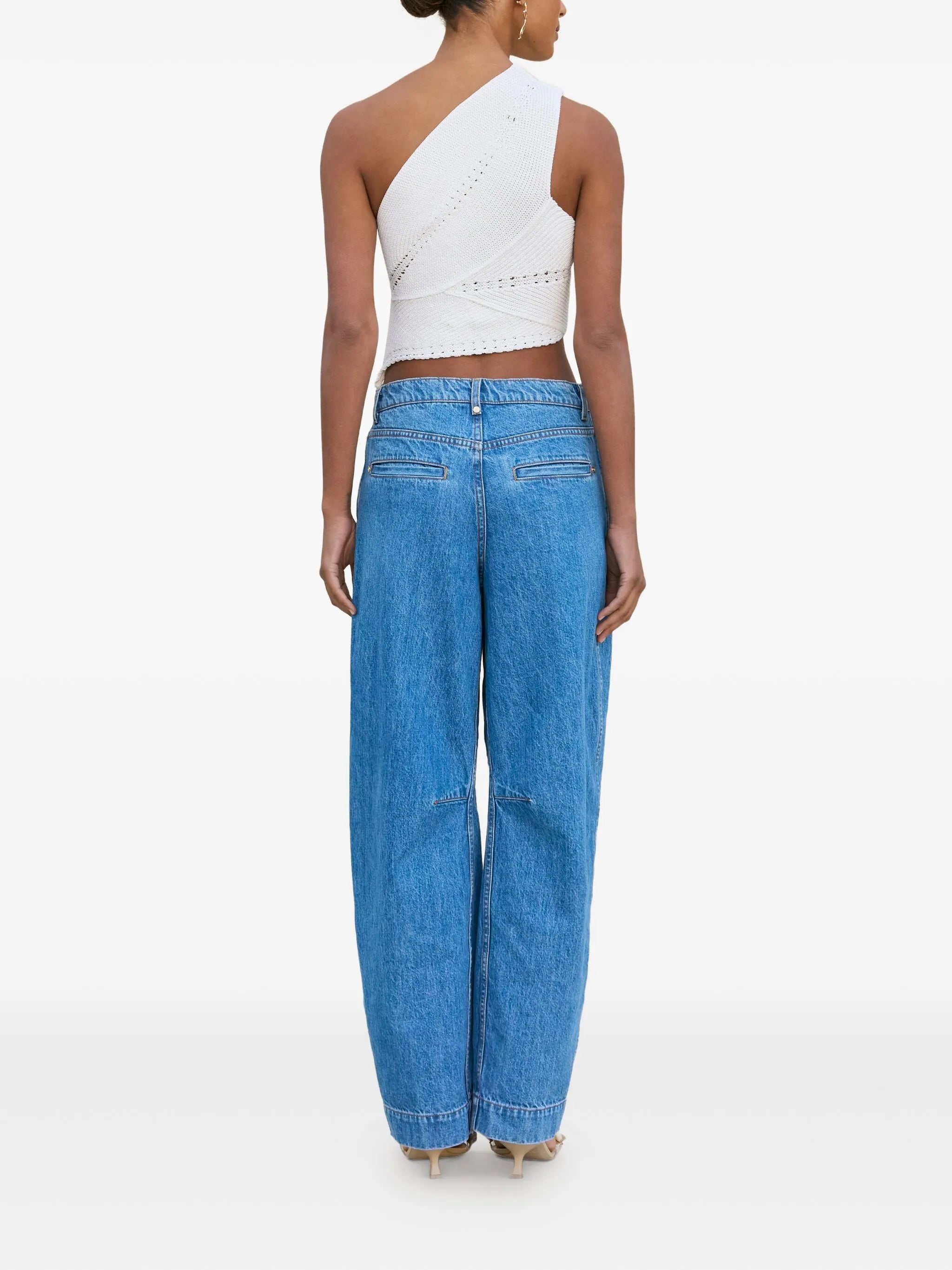 Deneuve one-shoulder tank top