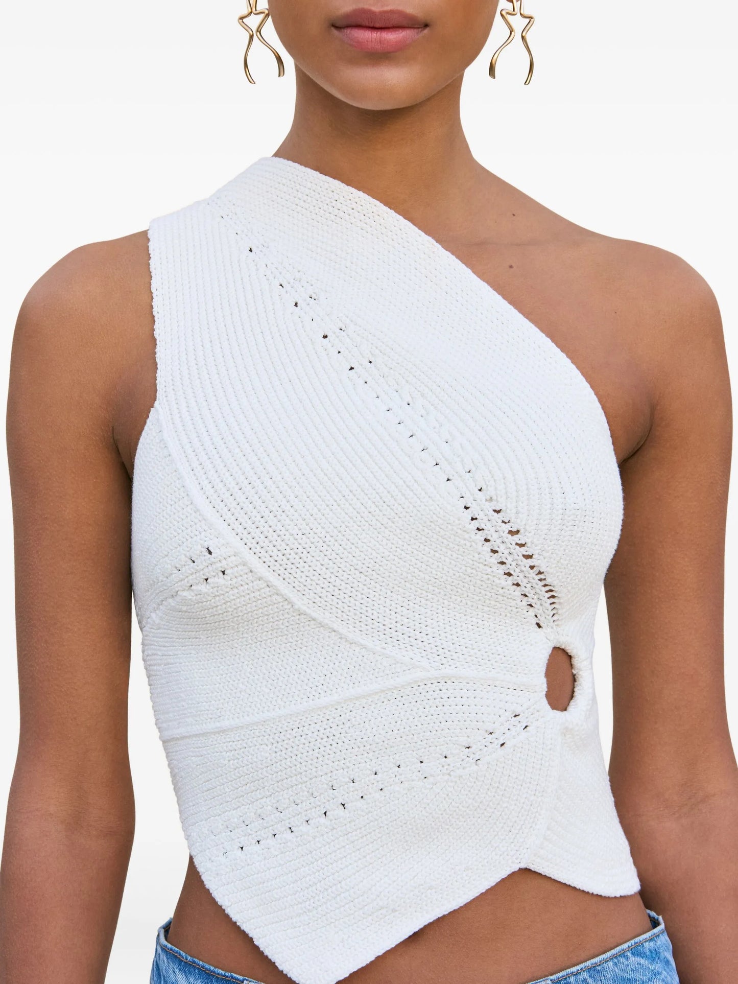 Deneuve one-shoulder tank top
