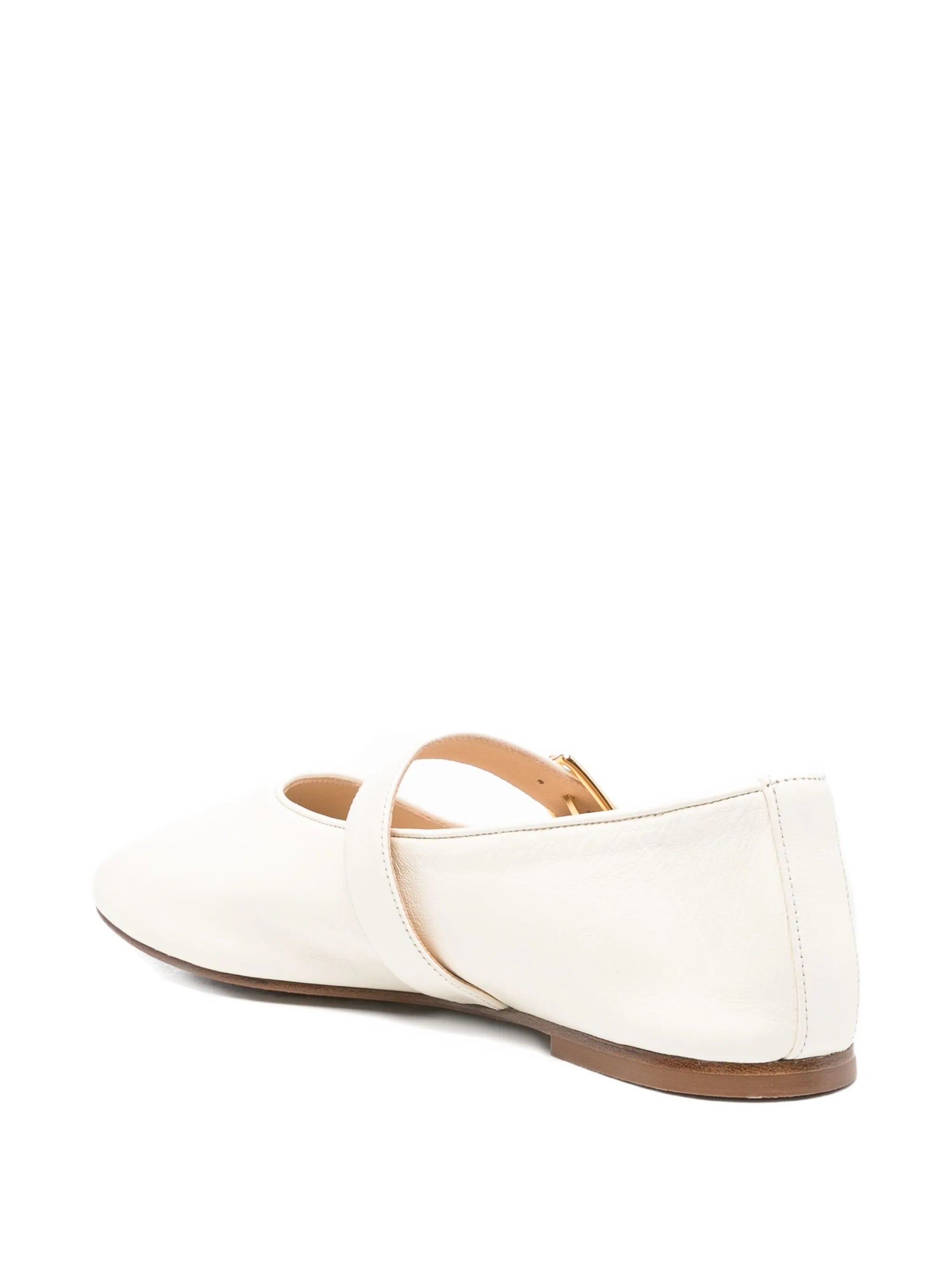 leather ballet flats