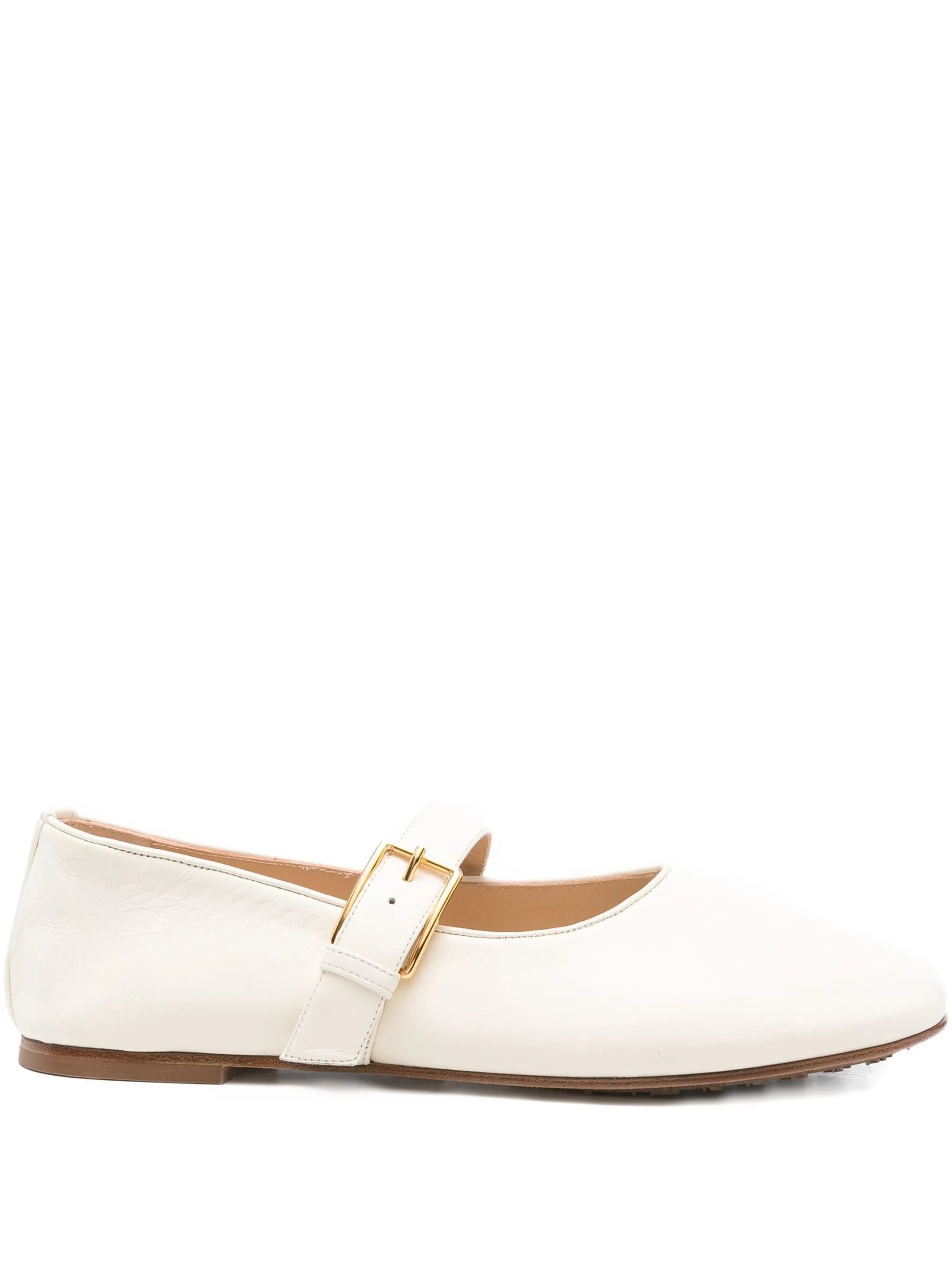 leather ballet flats