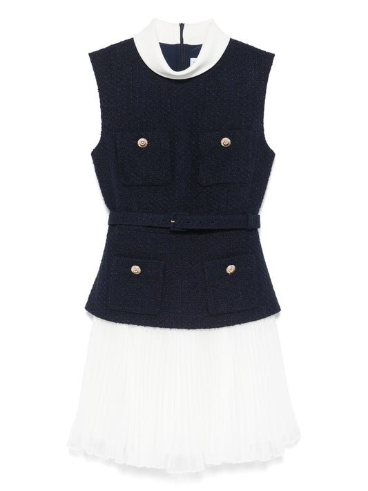 chiffon mini dress