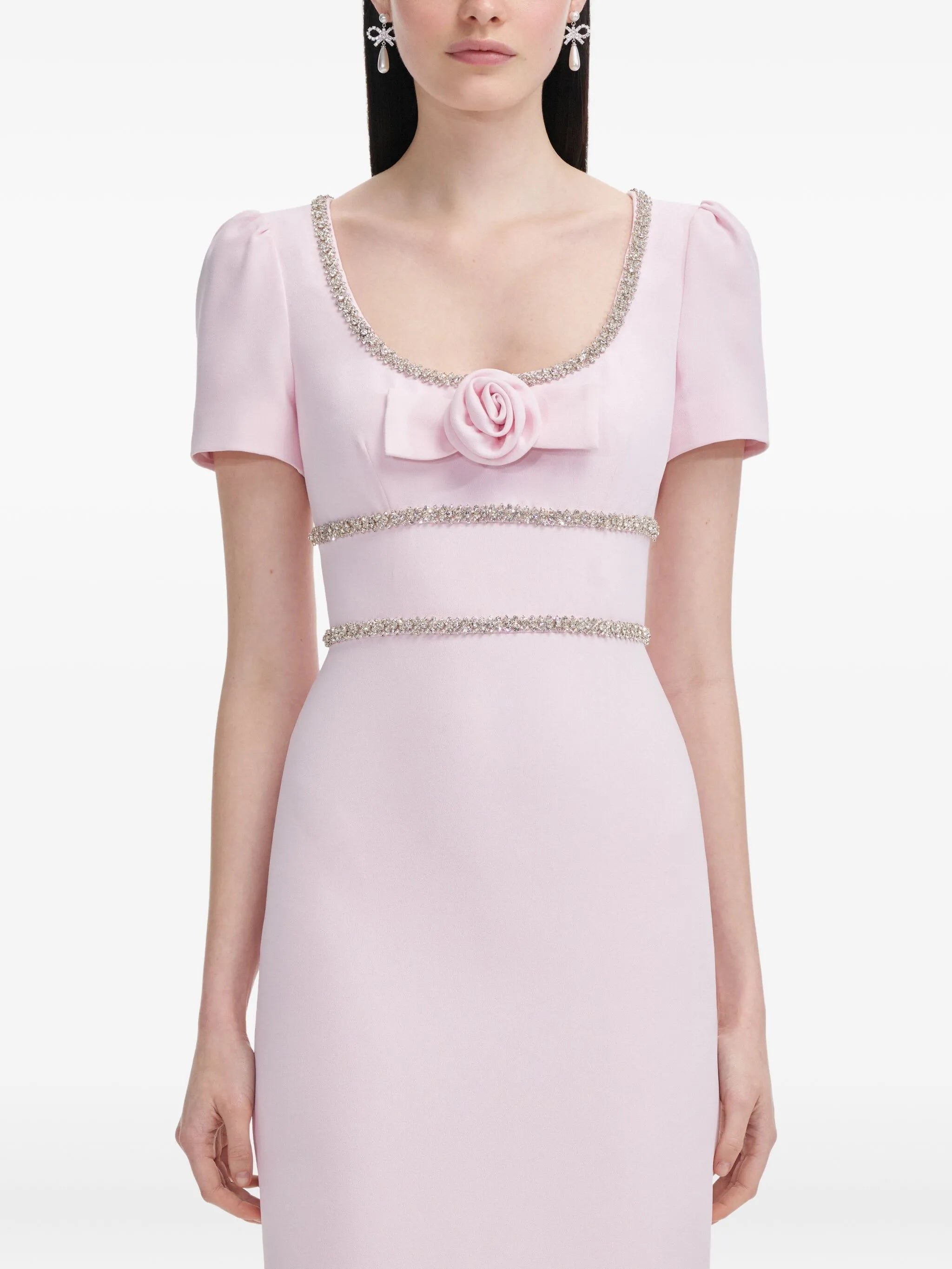 crystal-embellished dress
