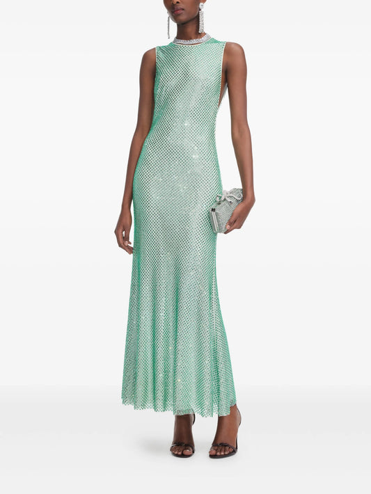 rhinestone-embellished dress