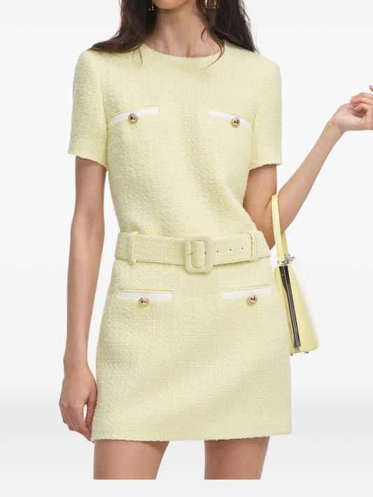 bouclé dress