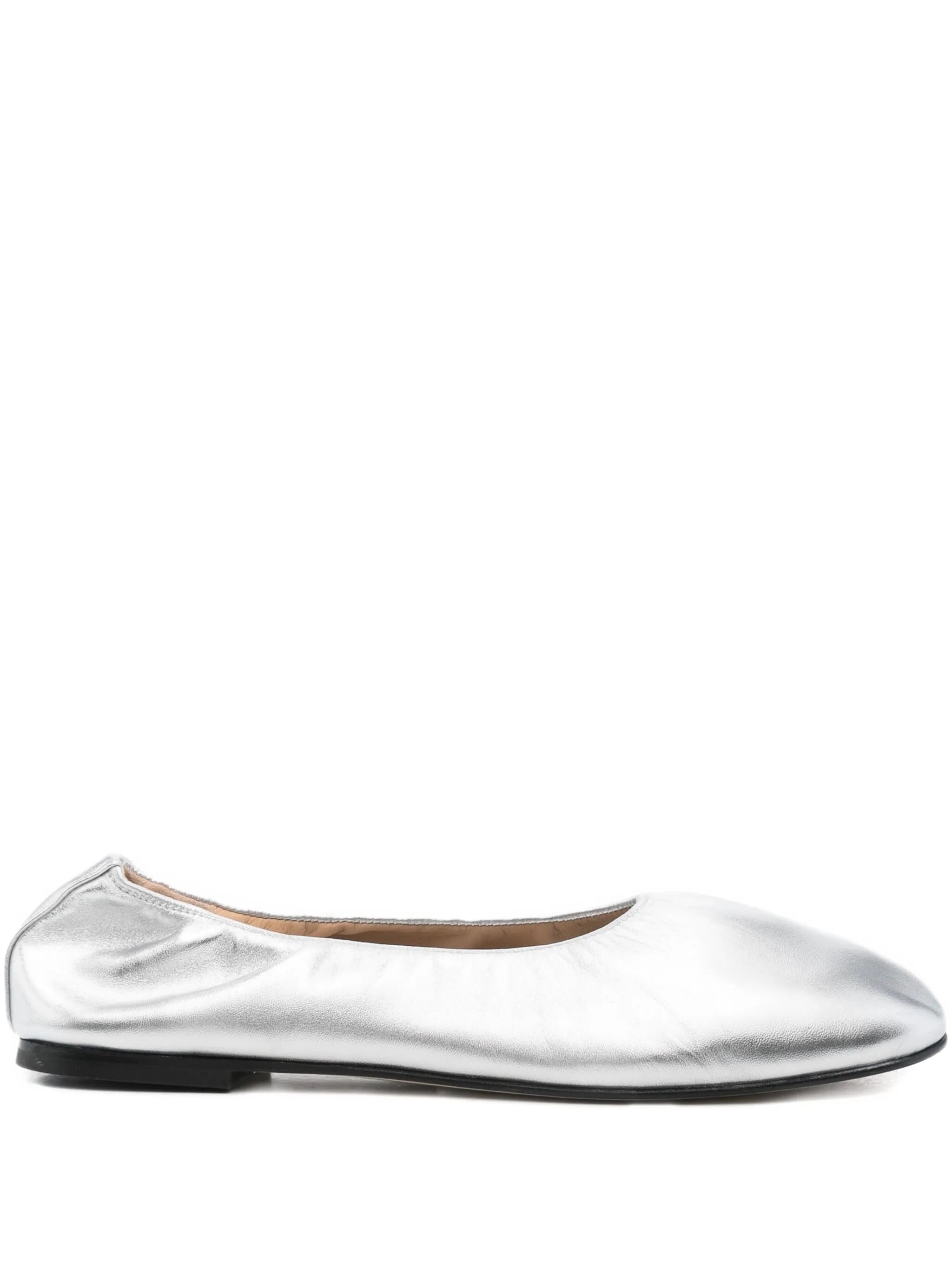 leather ballet flats