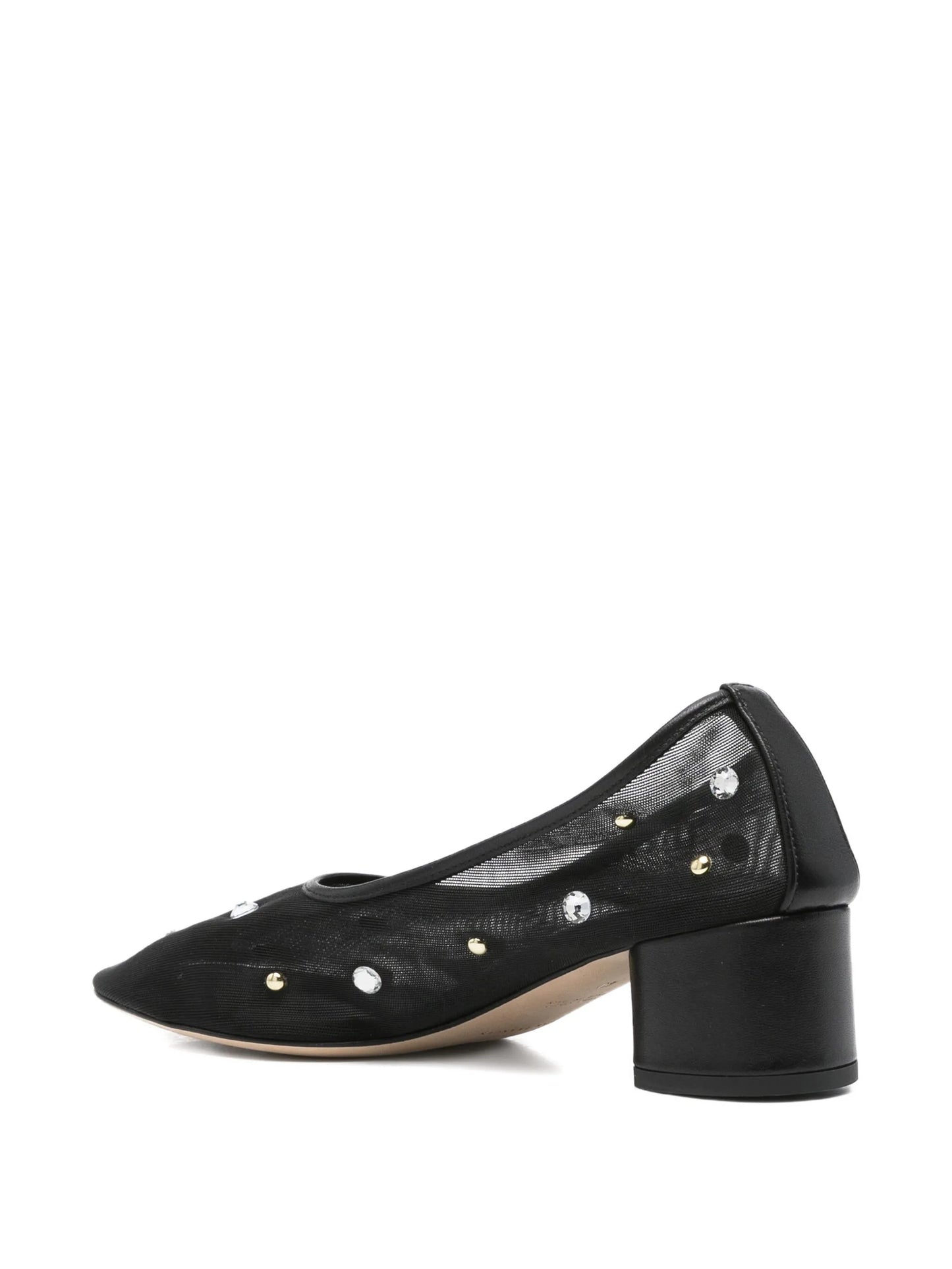 45mm crystal-embellished heeled pumps