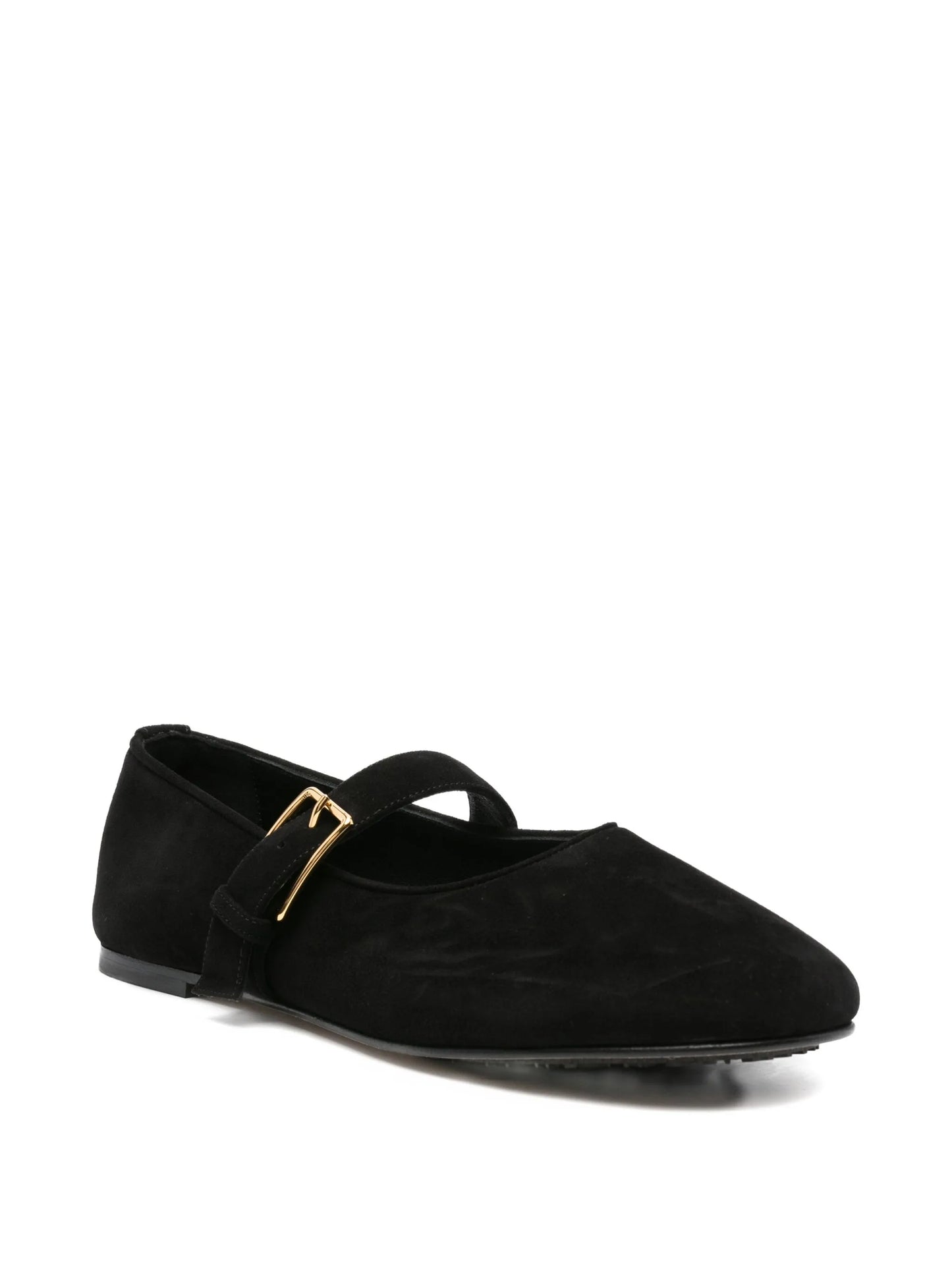 ball-buckle ballet flats