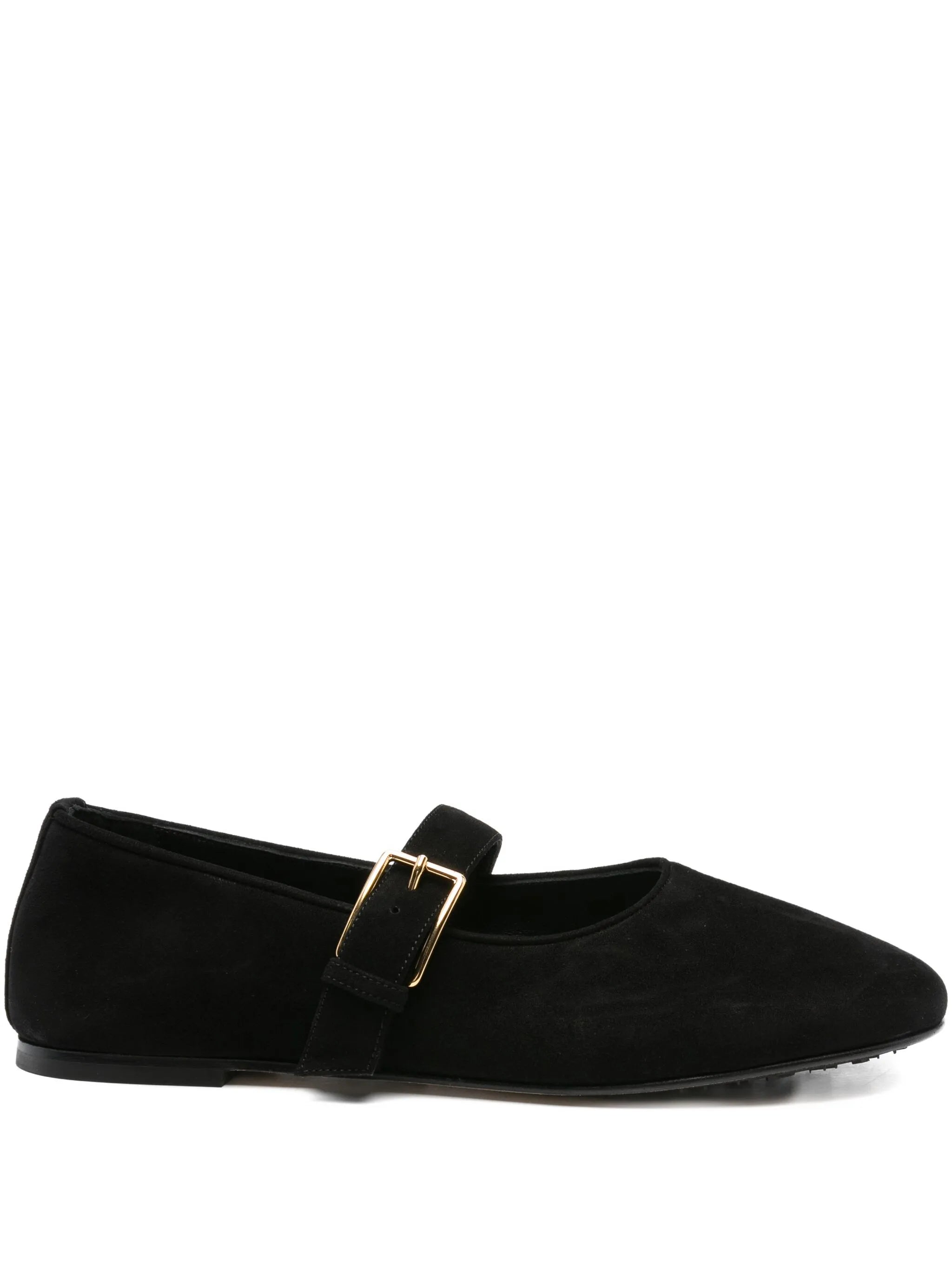 ball-buckle ballet flats