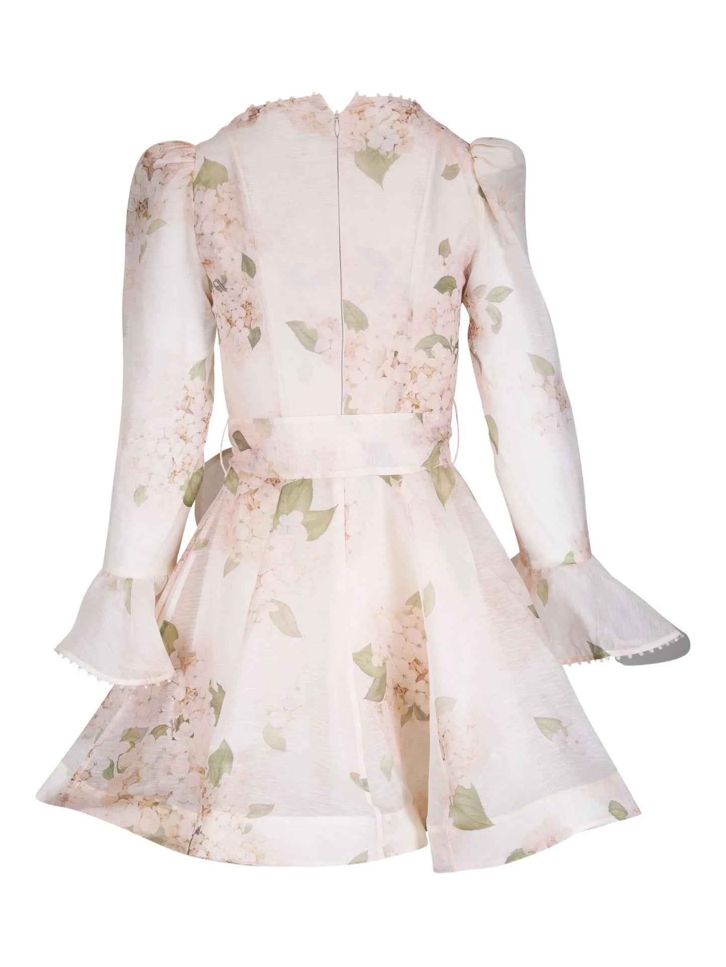 floral-print mini dress