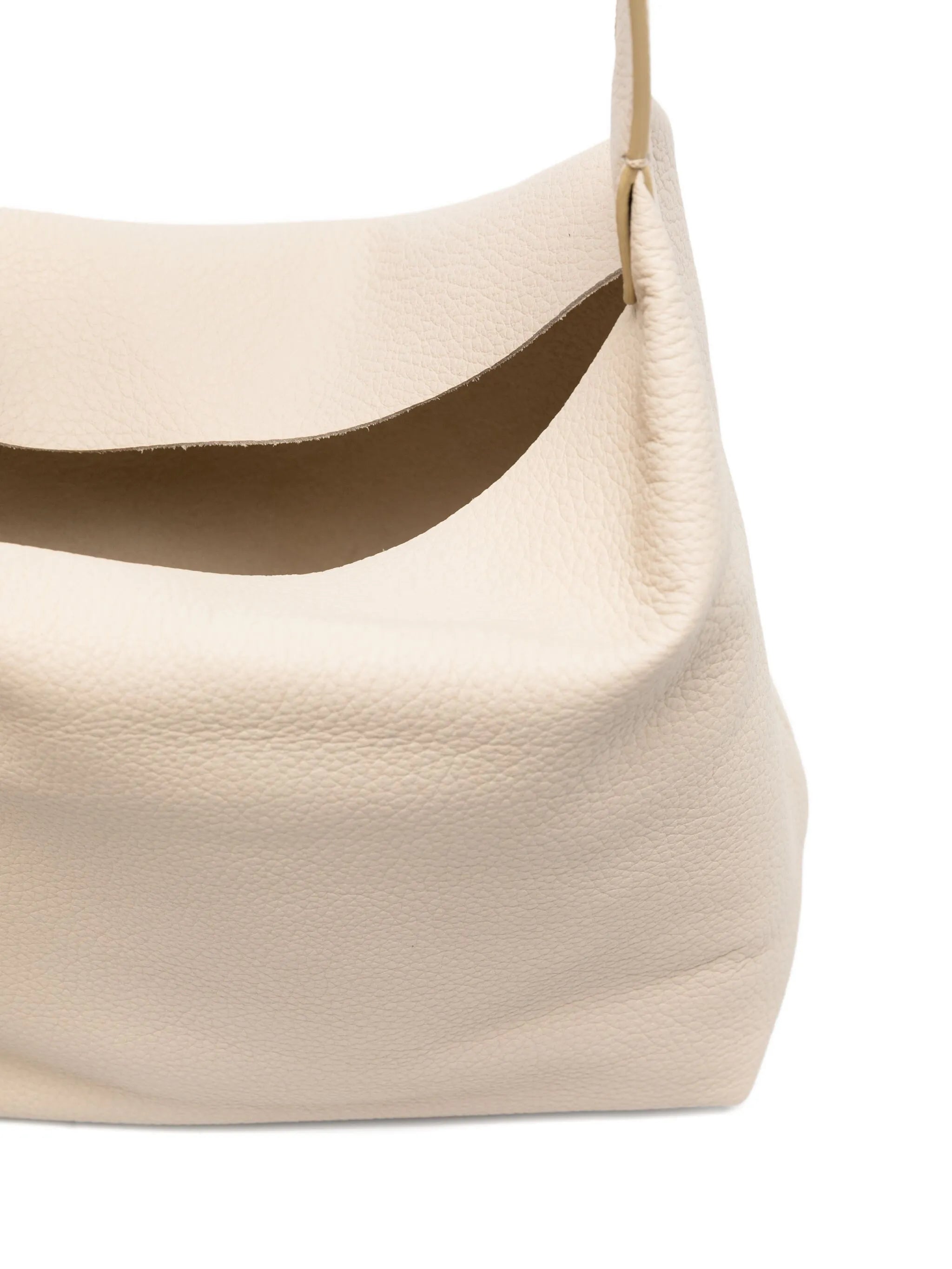 Isa buckle-fastening leather shoulder bag