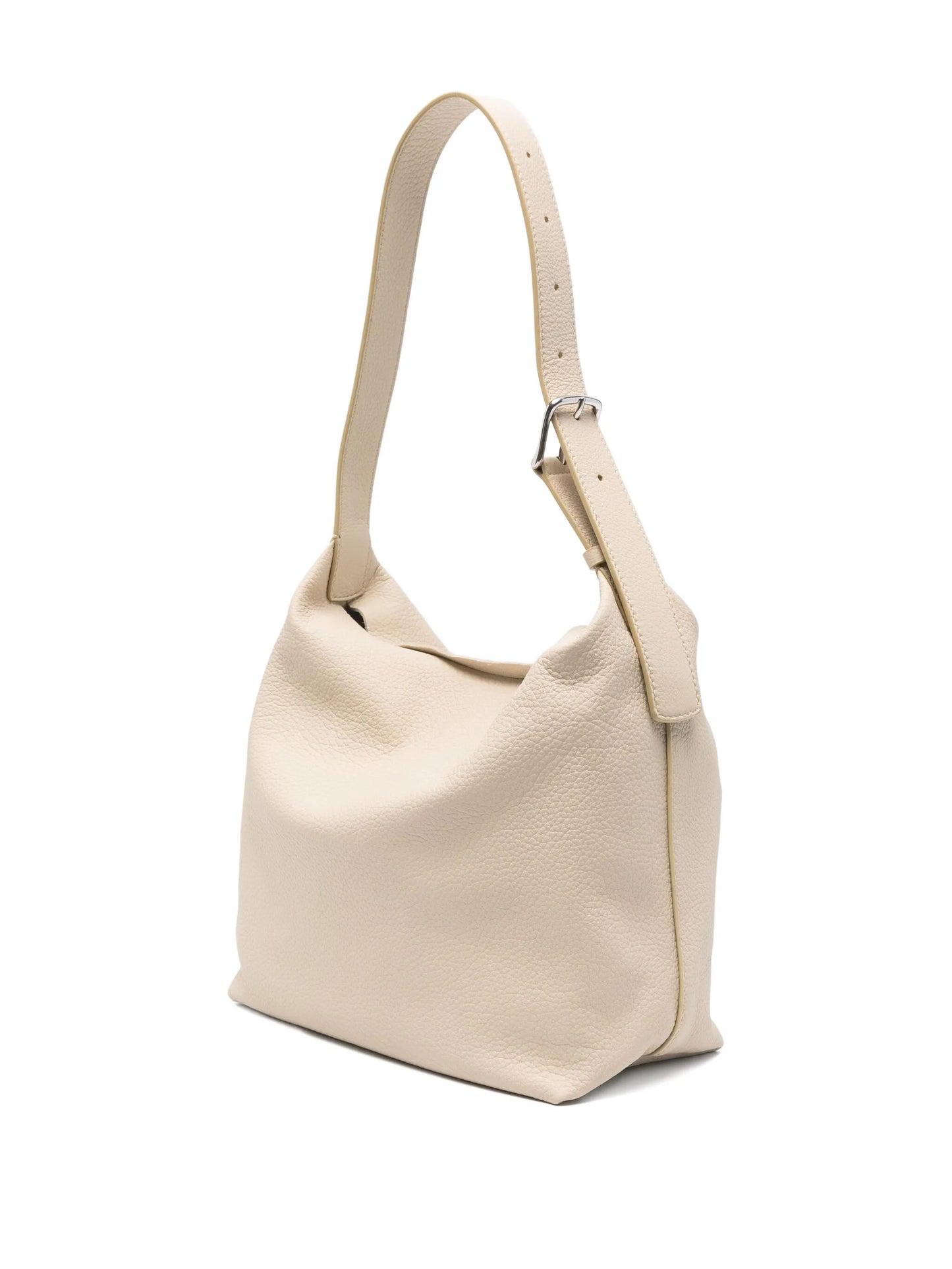 Isa buckle-fastening leather shoulder bag