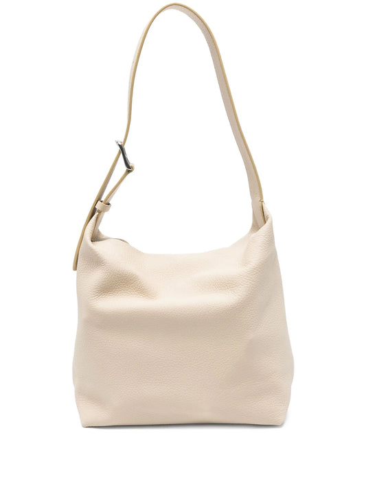 Isa buckle-fastening leather shoulder bag