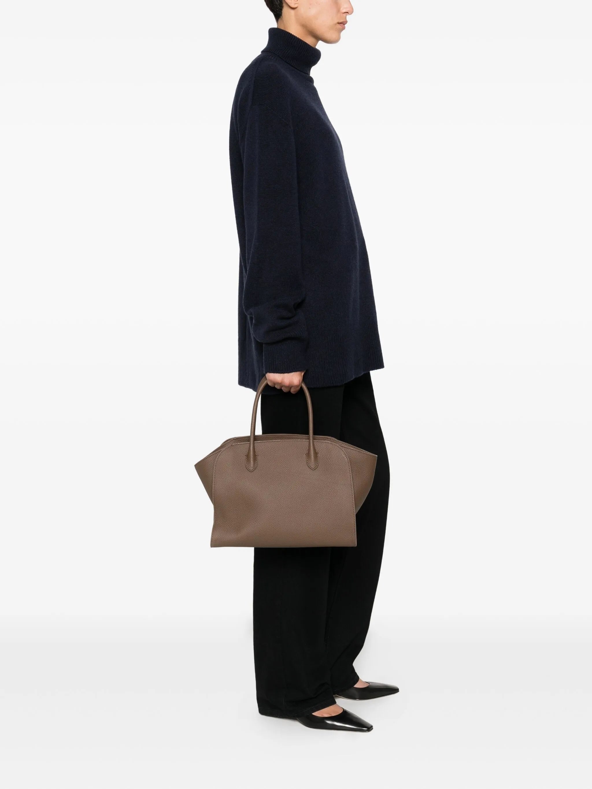 Marlo leather tote bag