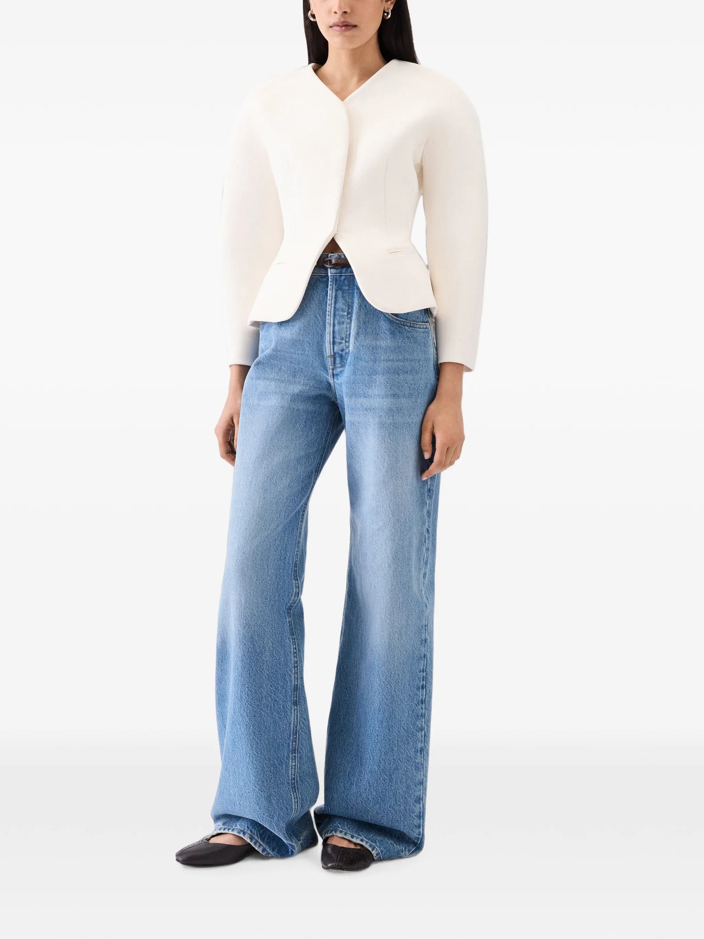 The wide de-Nîmes denim pants