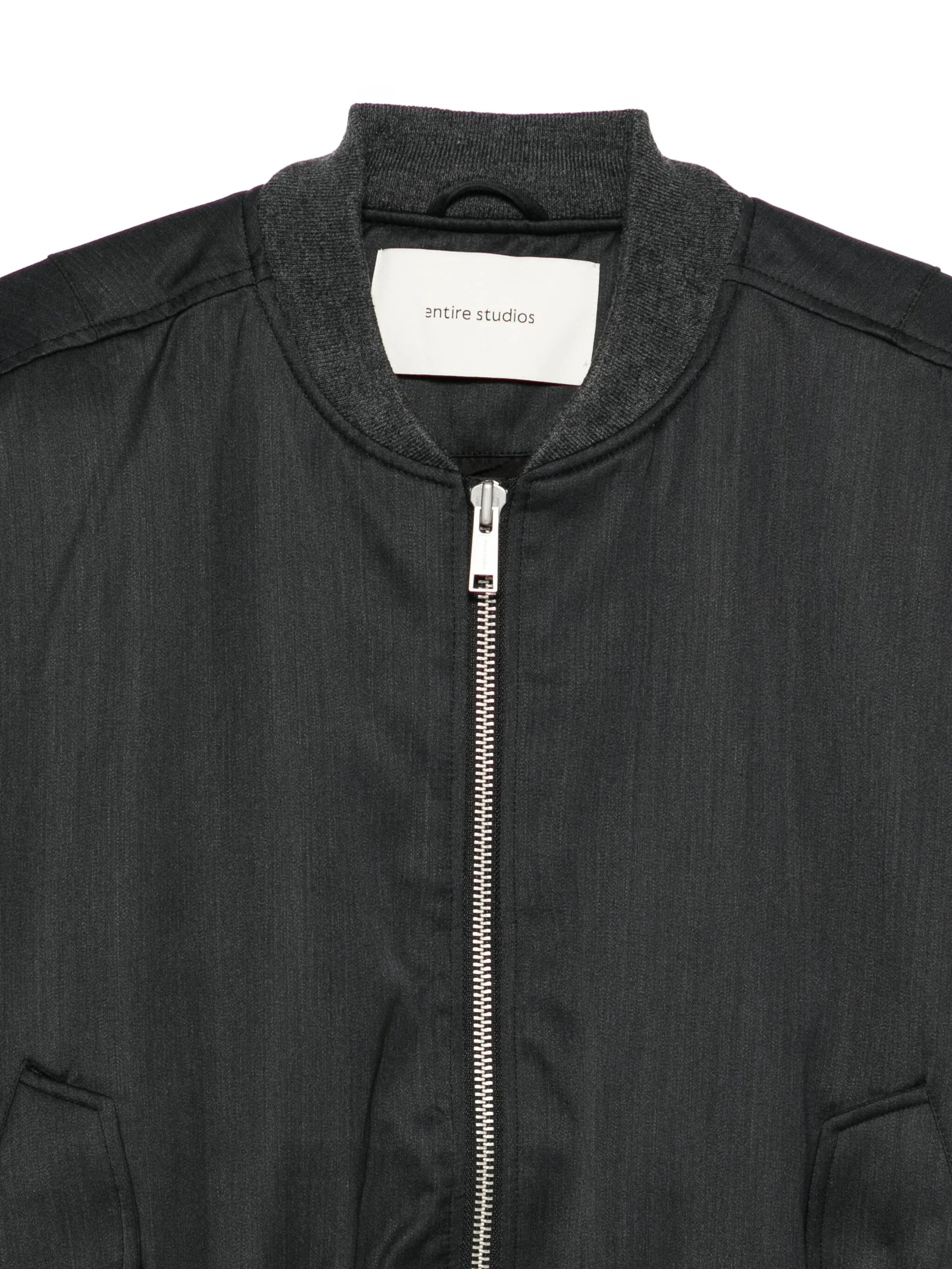 zip-up bomber jacket