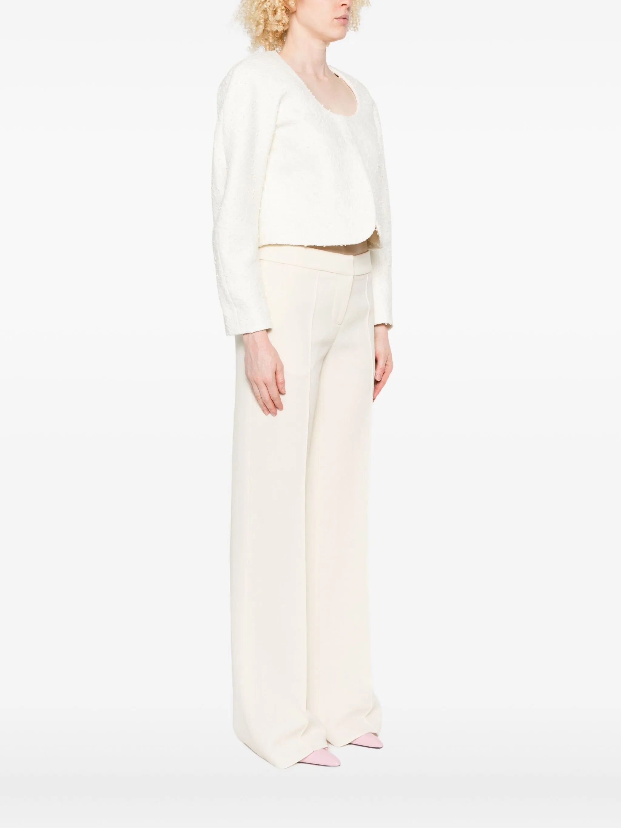 cropped tweed jacket