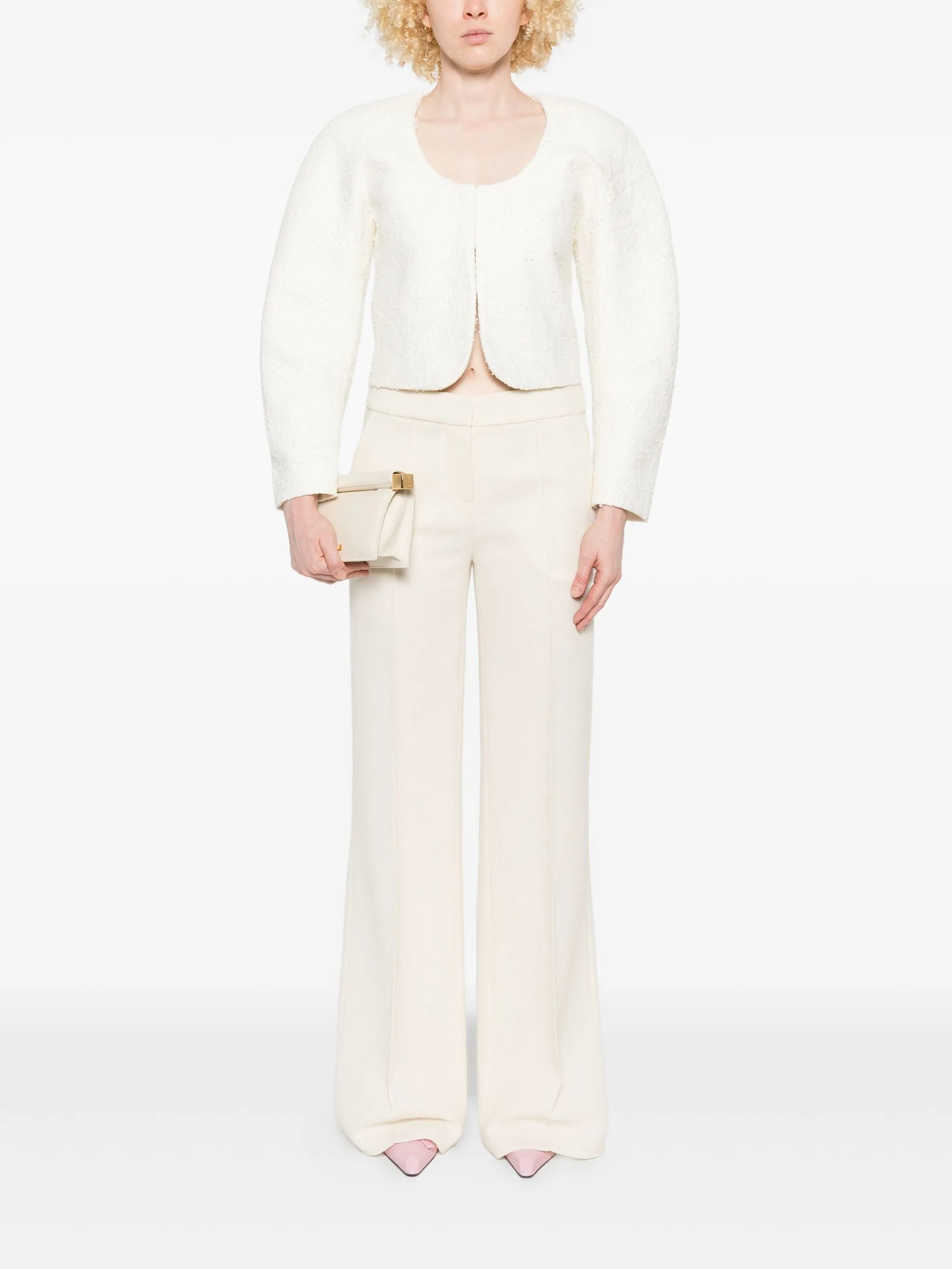 cropped tweed jacket