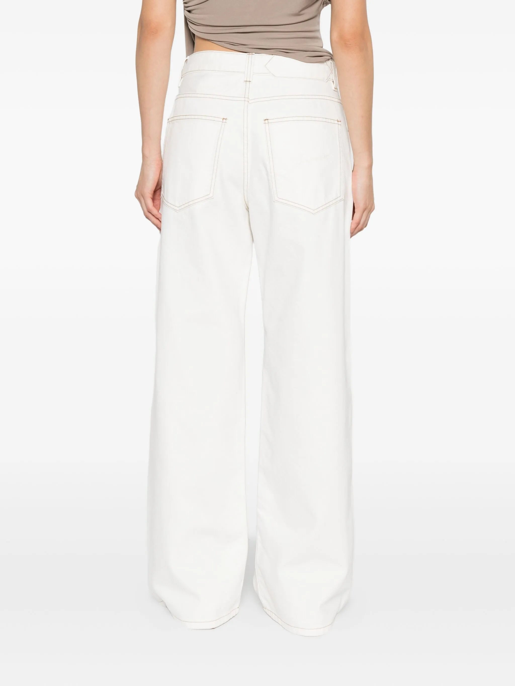 Le De-Nimes wide-leg jeans