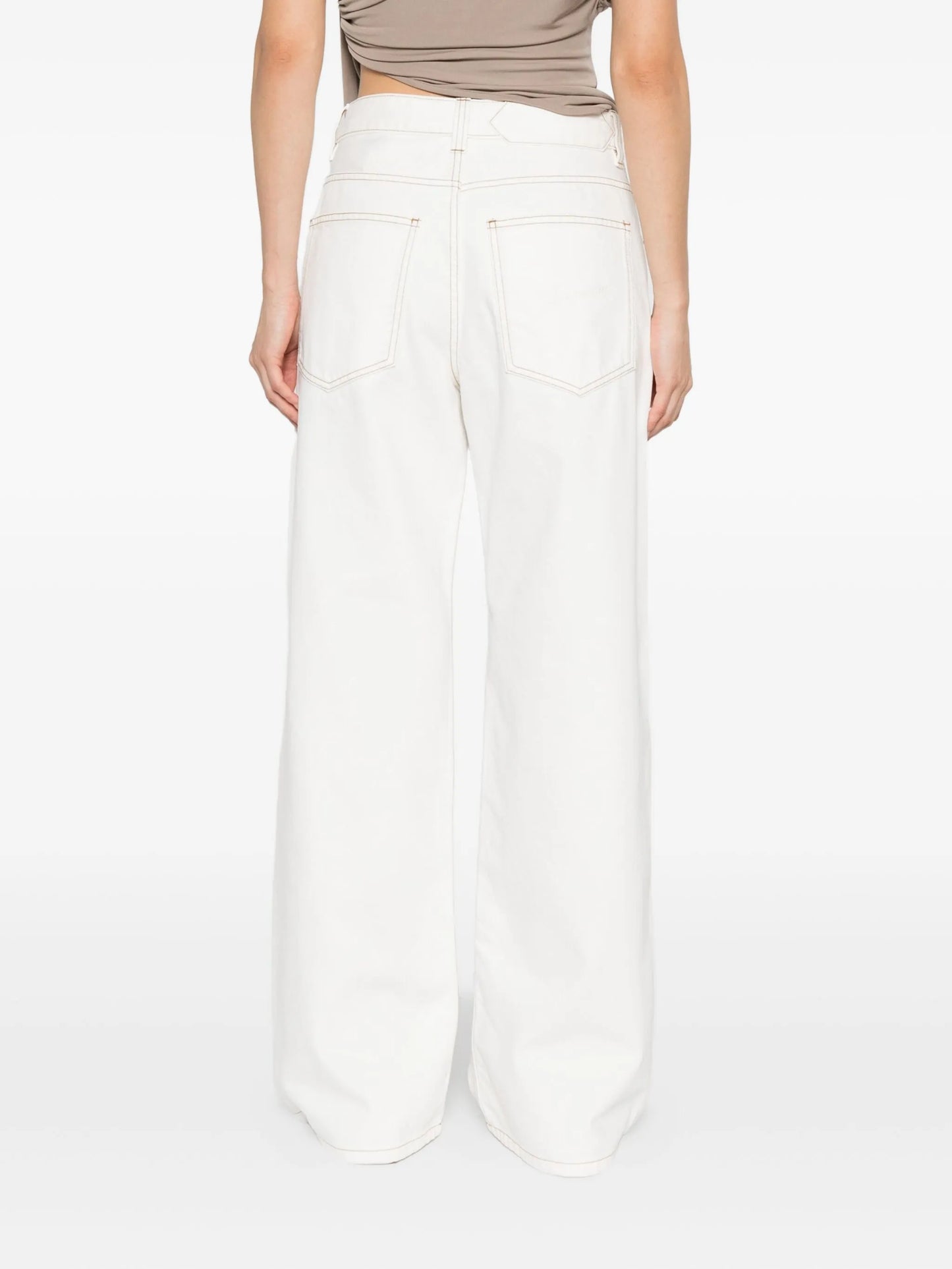 Le De-Nimes wide-leg jeans