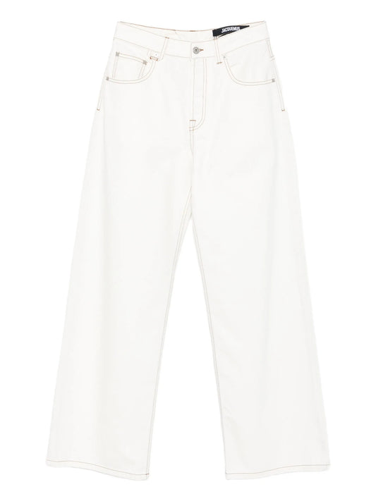 Le De-Nimes wide-leg jeans