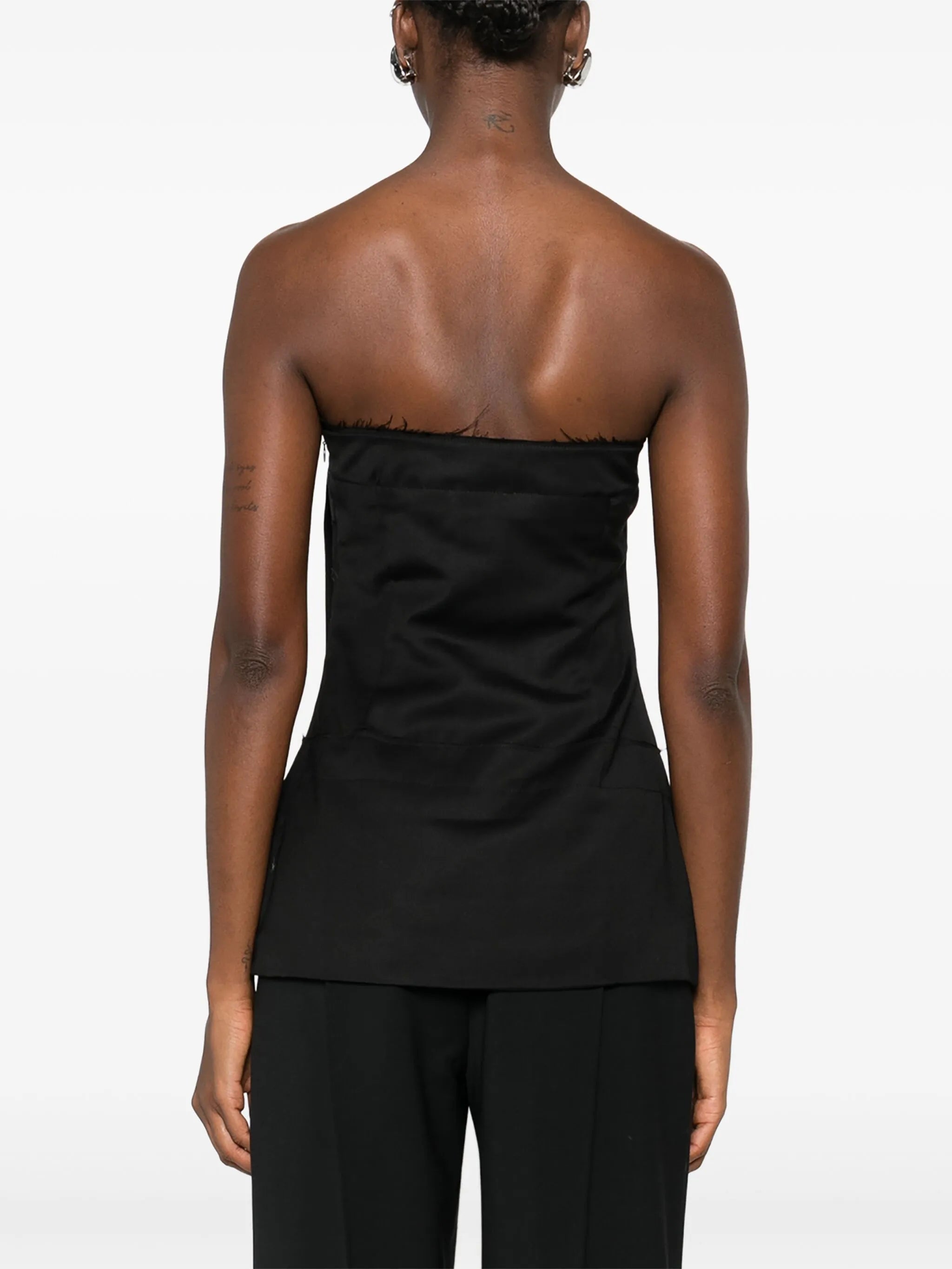 asymmetrical tube top