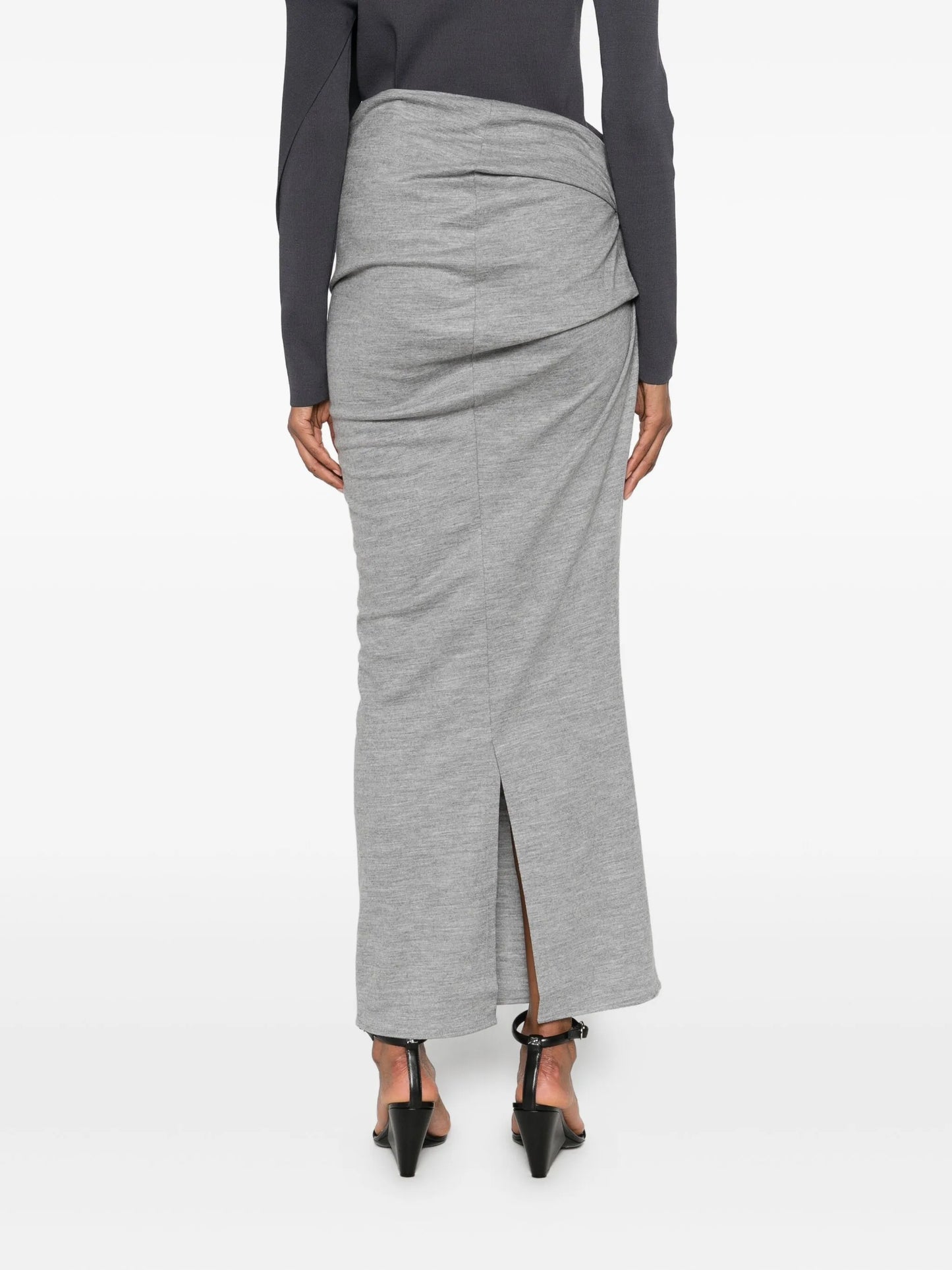asymmetric maxi skirt