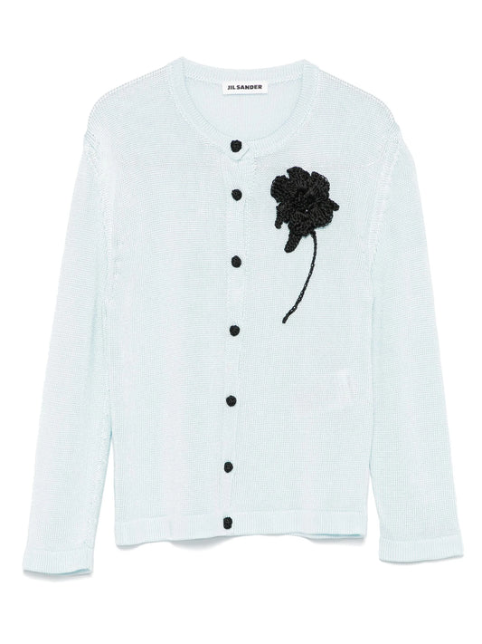 crochet flower cardigan