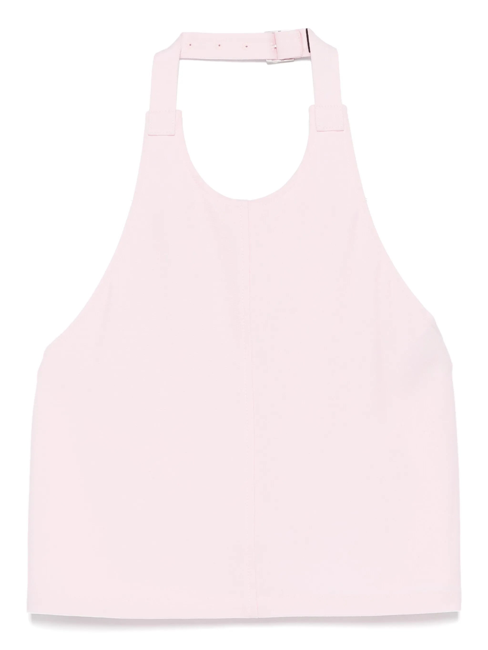 backless halter top