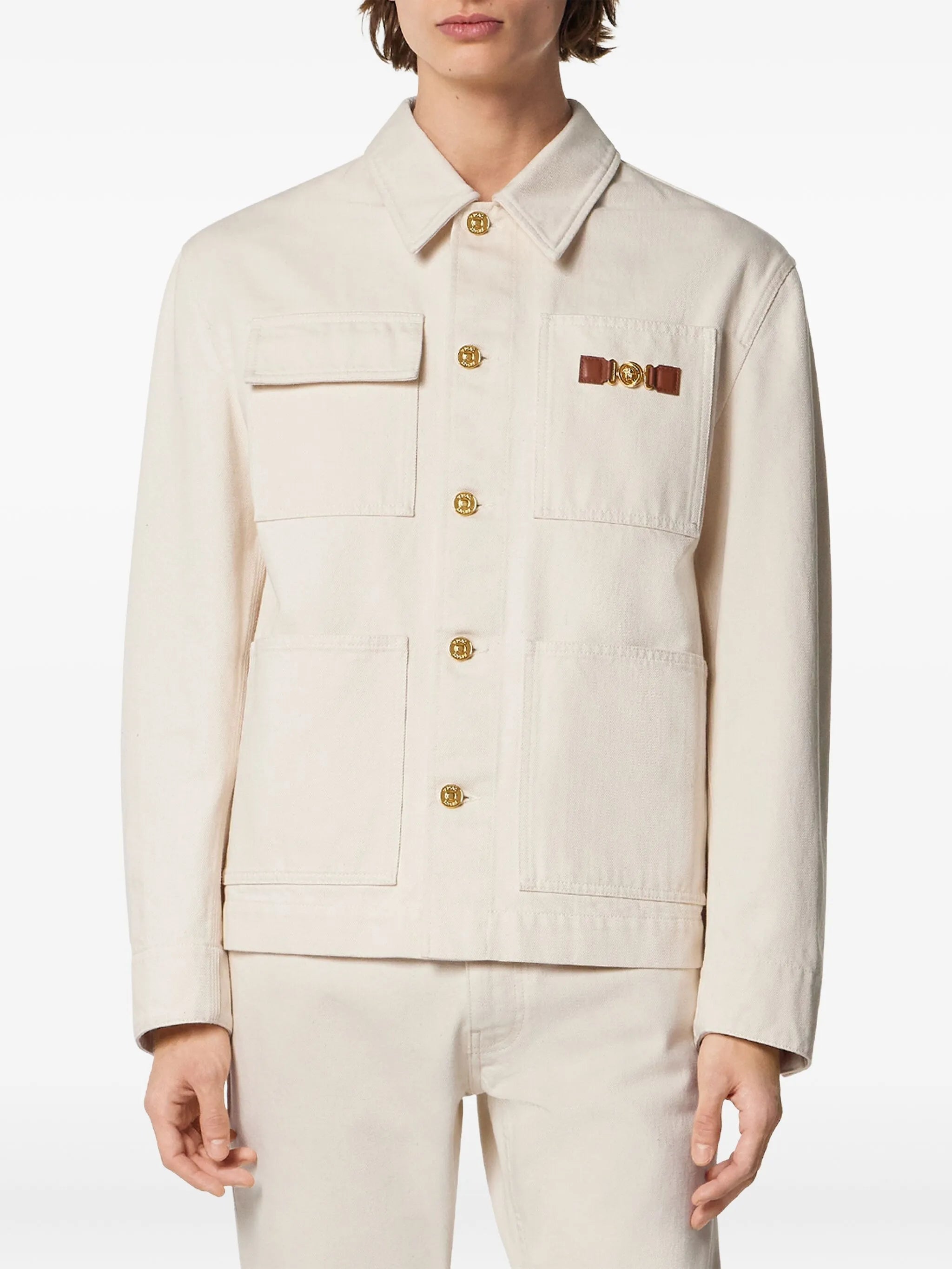 Medusa Biggie cargo denim jacket