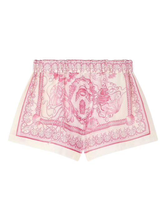 Underwater Barocco cover-up shorts