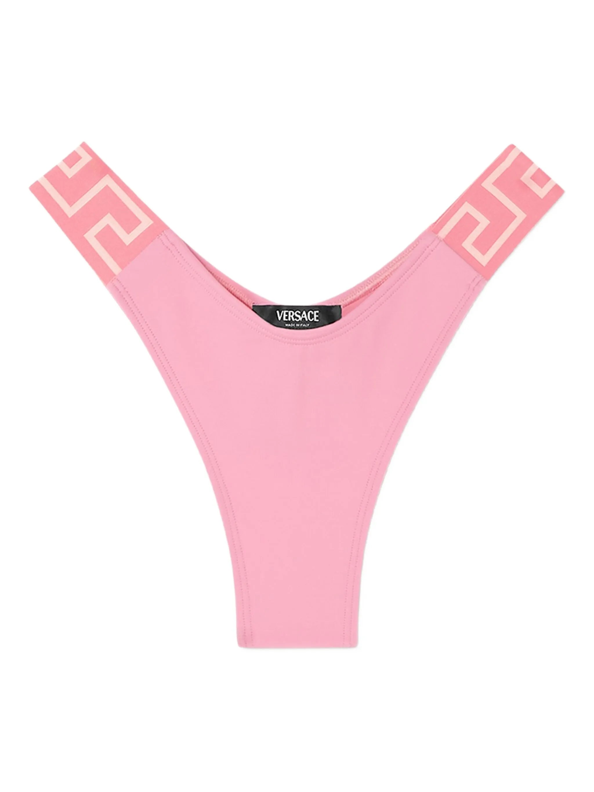 Greca-print bikini bottom
