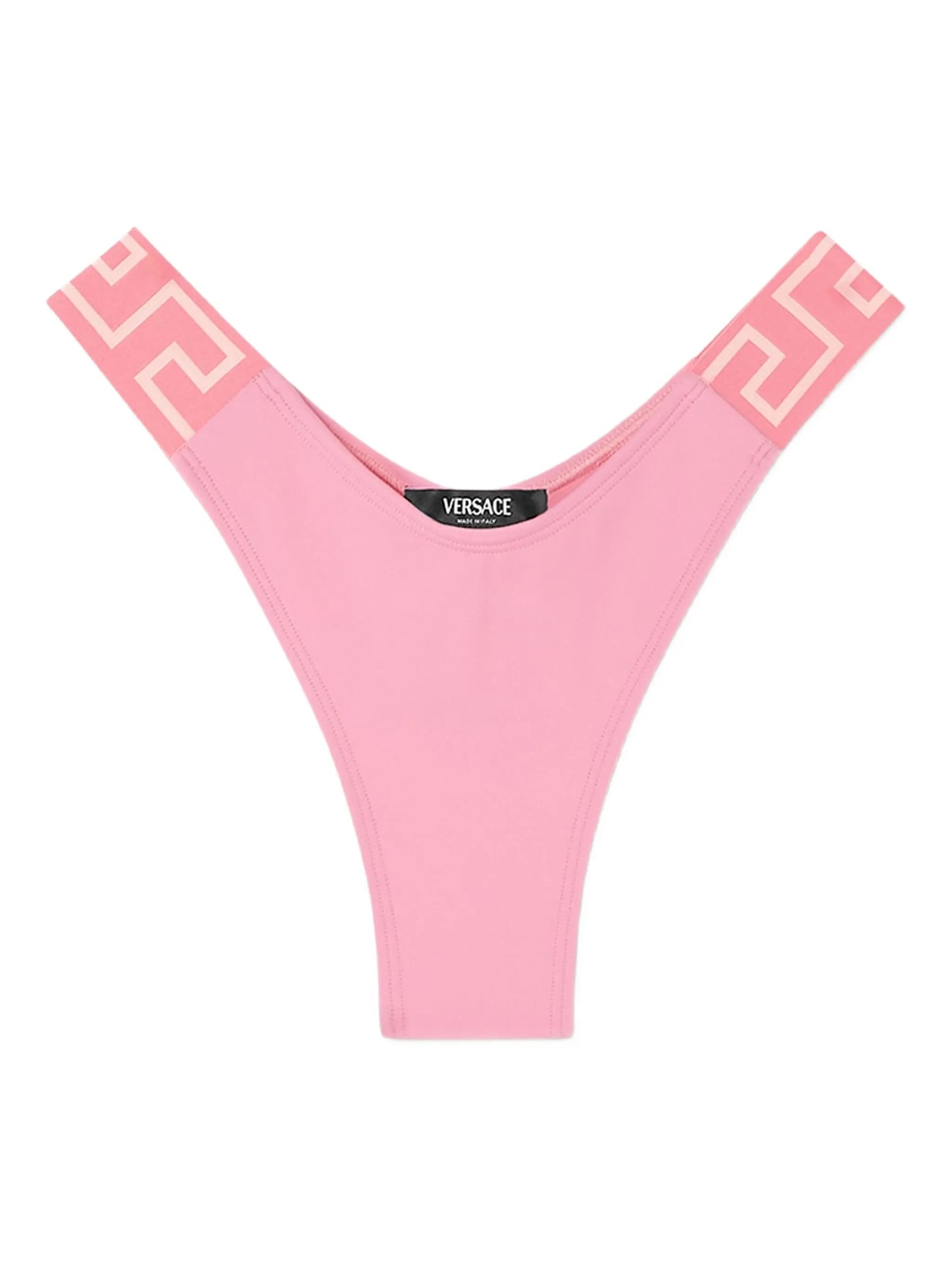 Greca-print bikini bottom