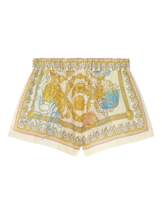 Underwater Barocco cover-up shorts