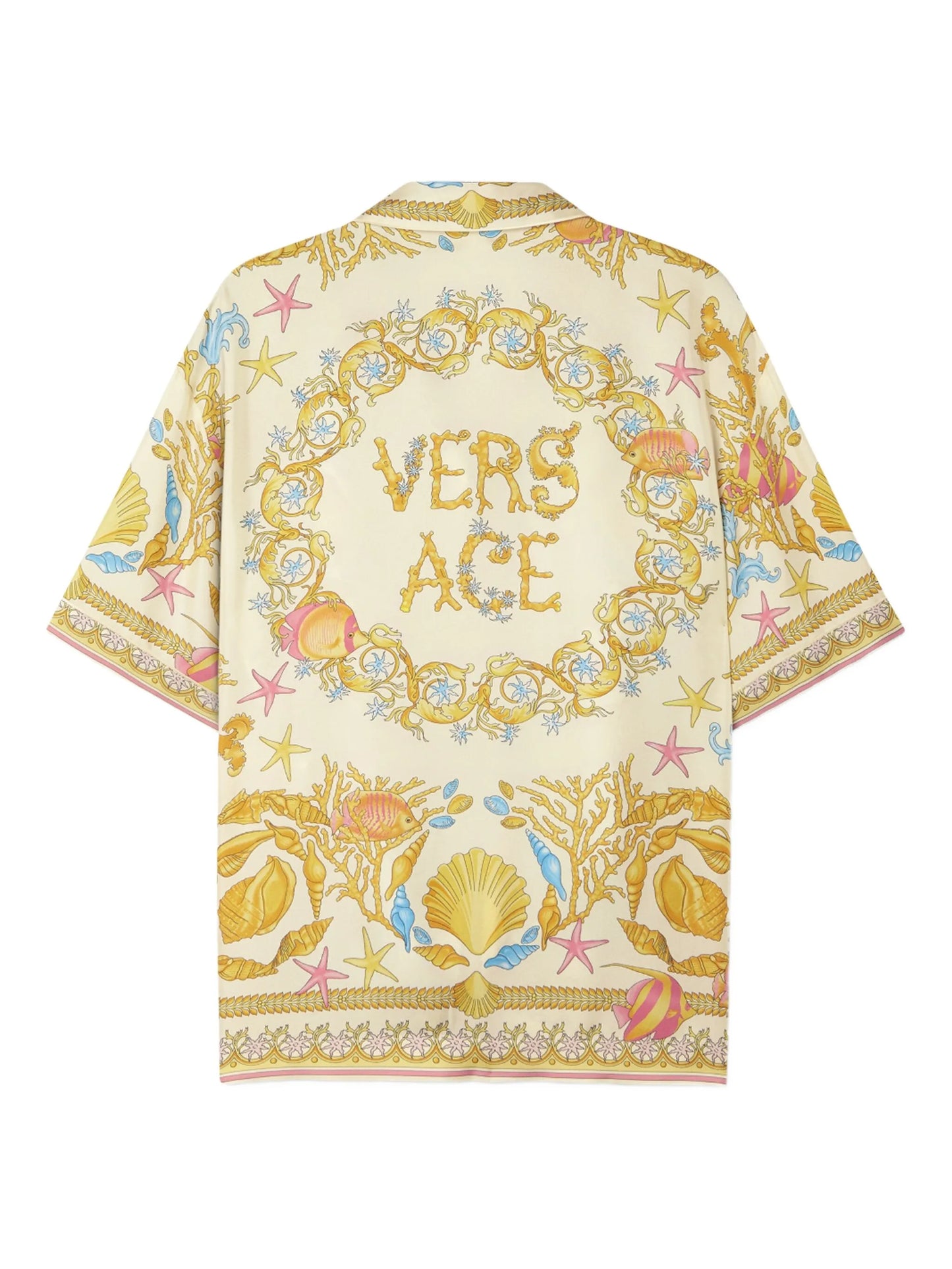 Underwater Barocco silk shirt