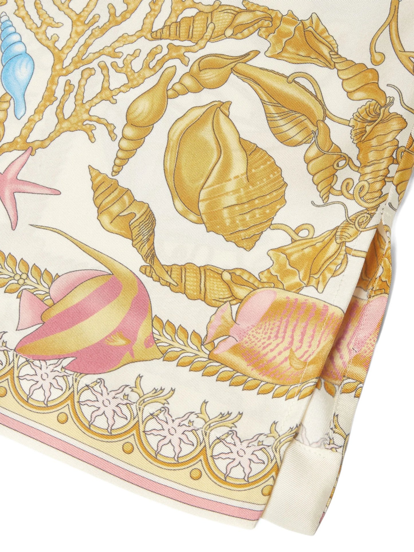 Underwater Barocco silk shirt