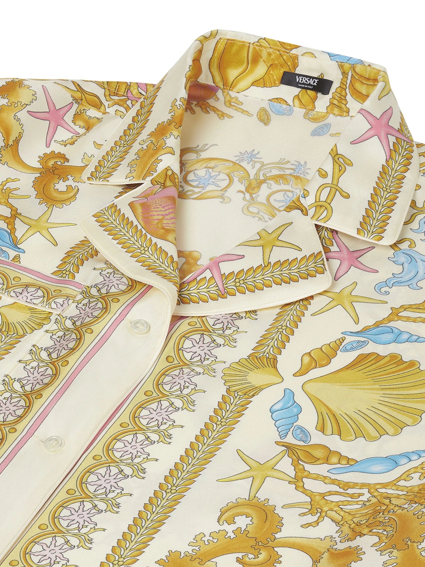 Underwater Barocco silk shirt