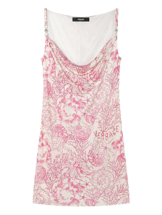 Underwater Barocco mini dress