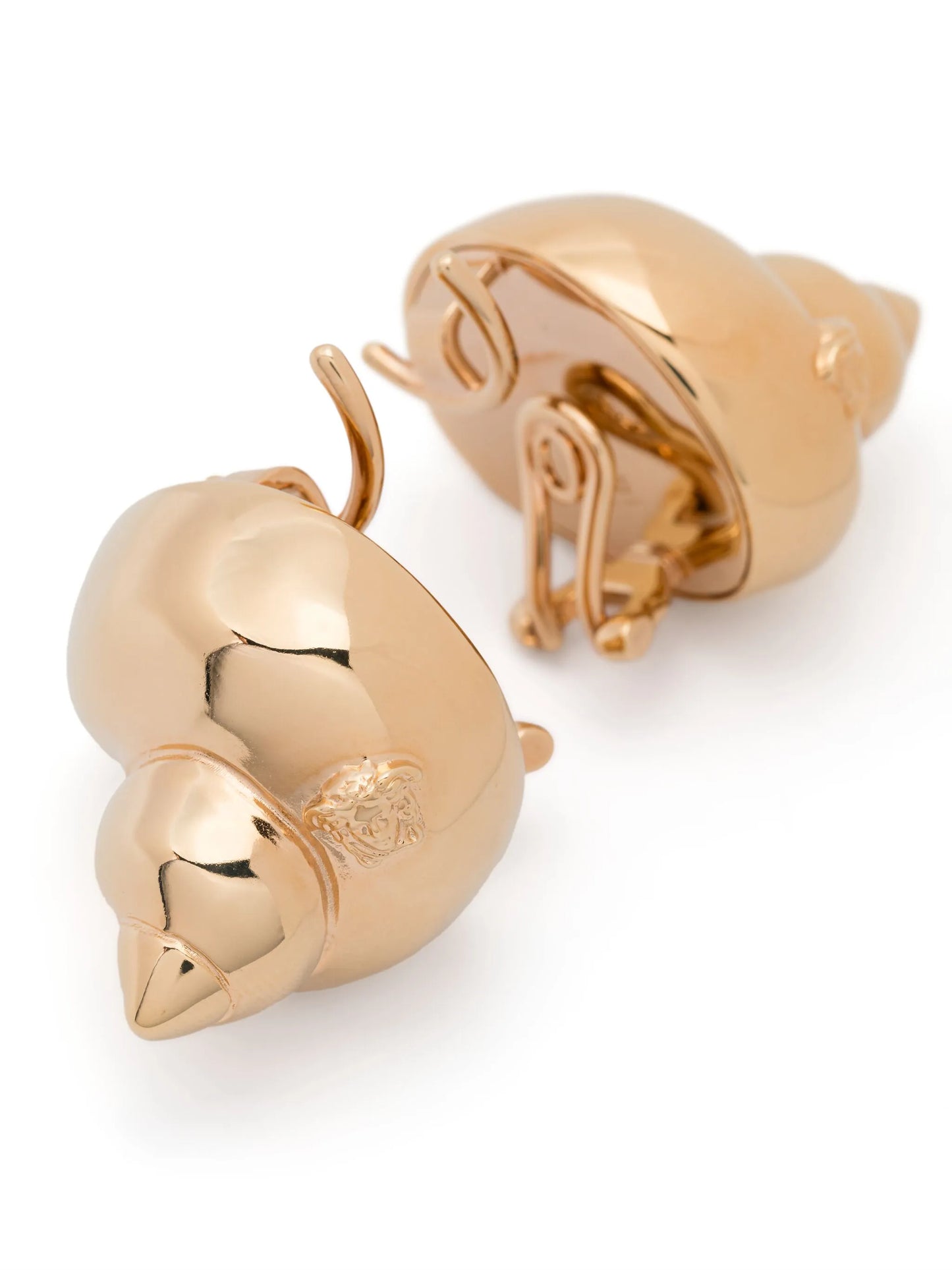seashell clip-on earrings