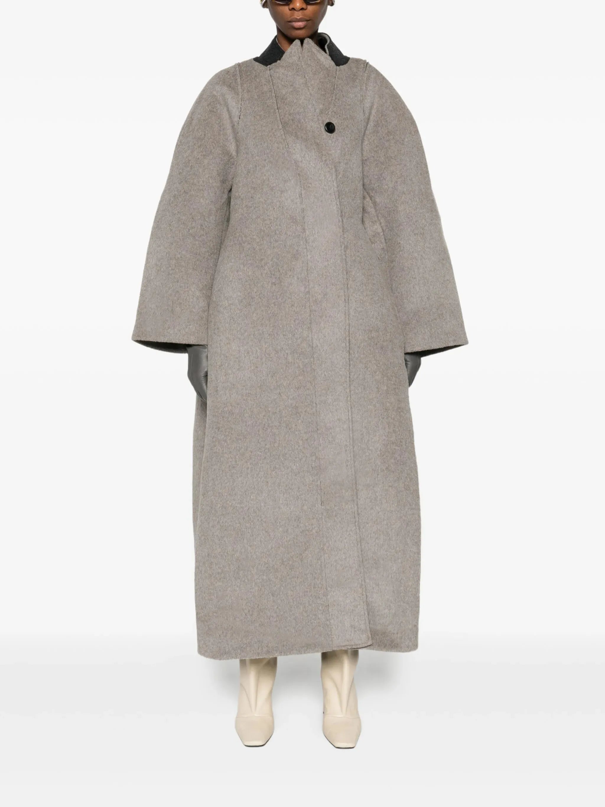 Vantage panelled coat