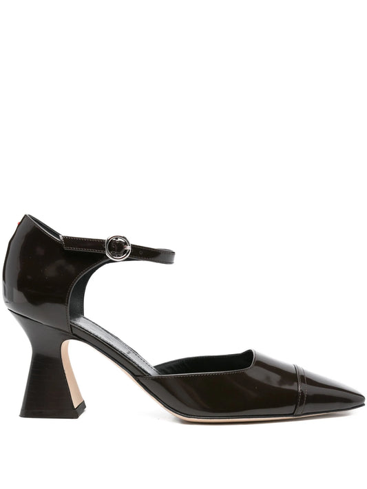 80mm Francine ankle-strap pointed-toe pumps