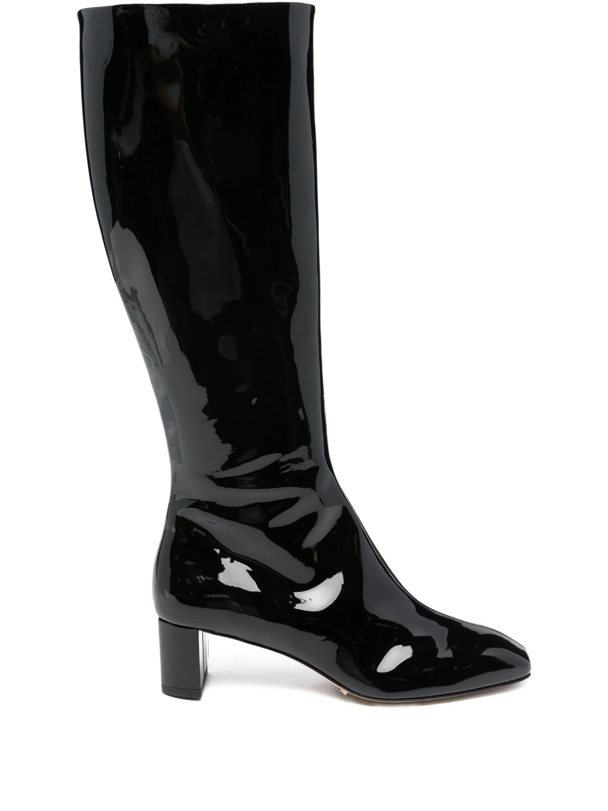 50mm Marty patent calf leather knee-high boots