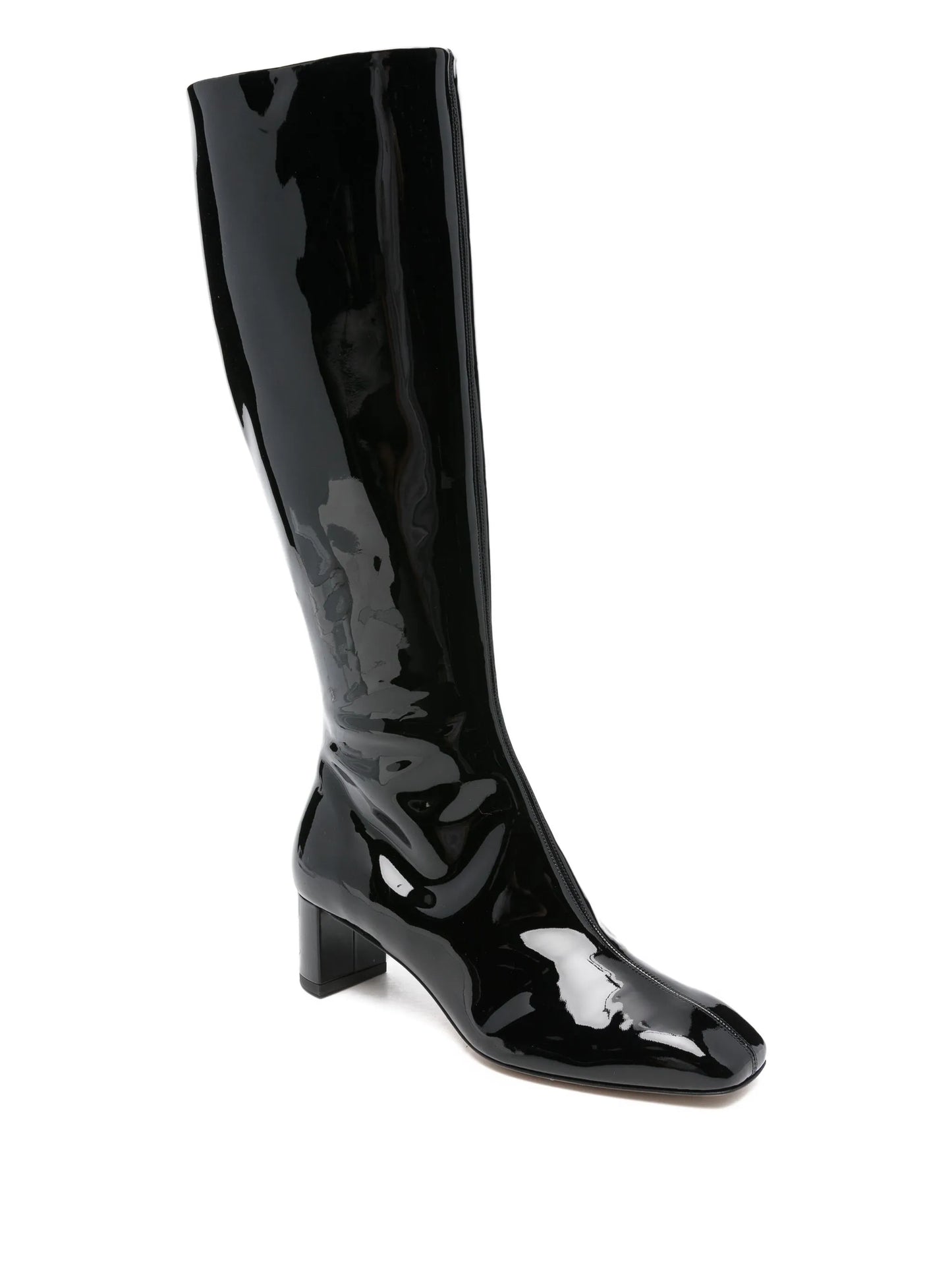 50mm Marty patent calf leather knee-high boots