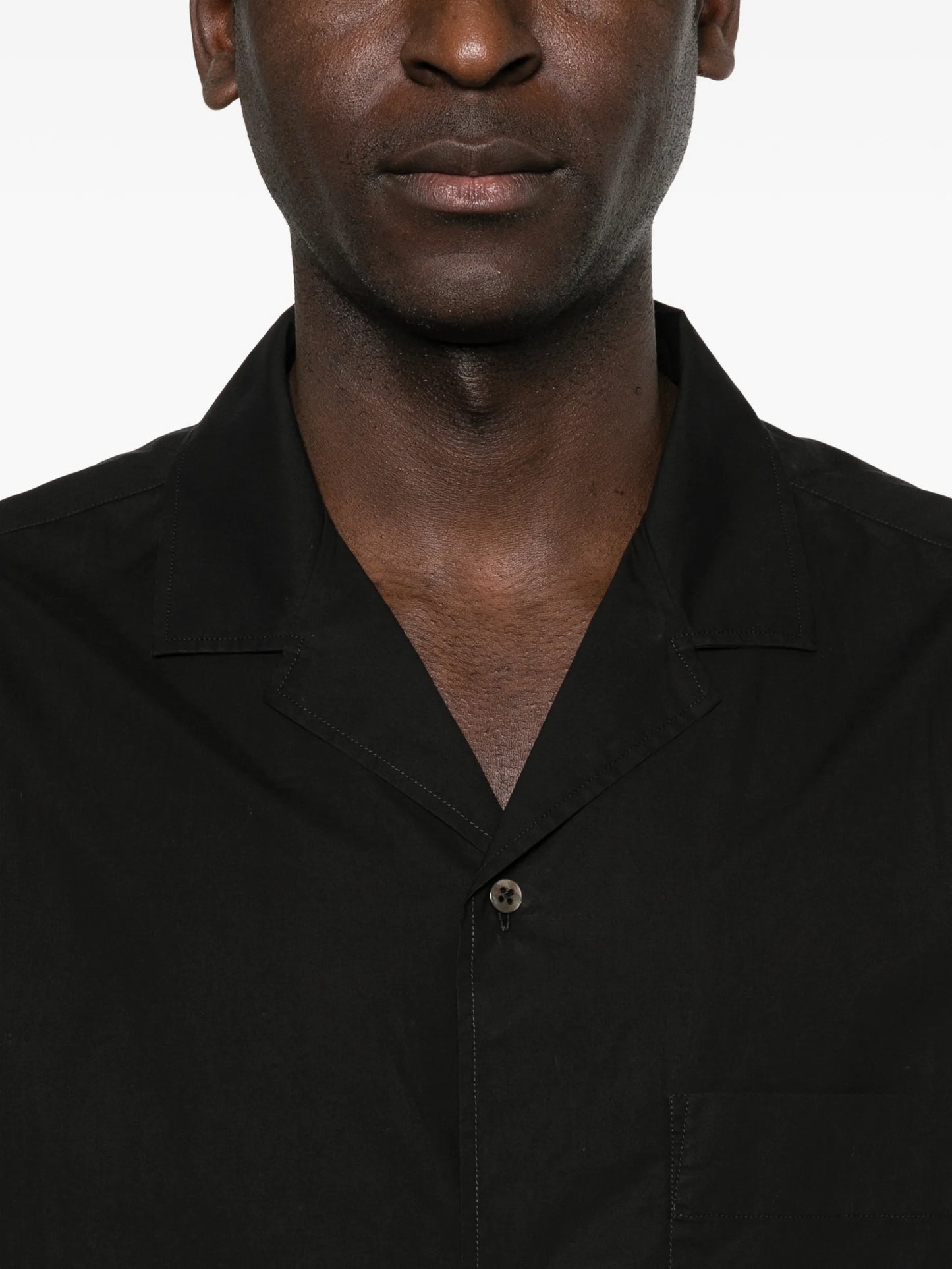 Jiro button-fastening shirt