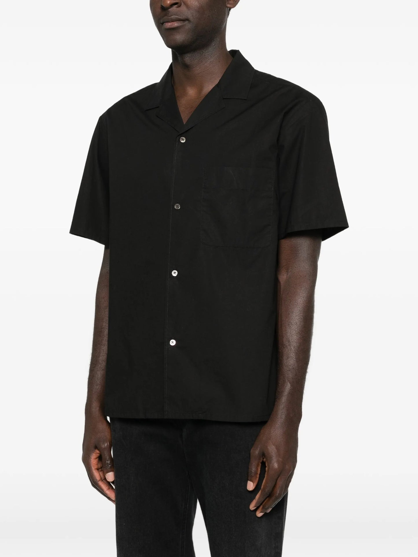 Jiro button-fastening shirt